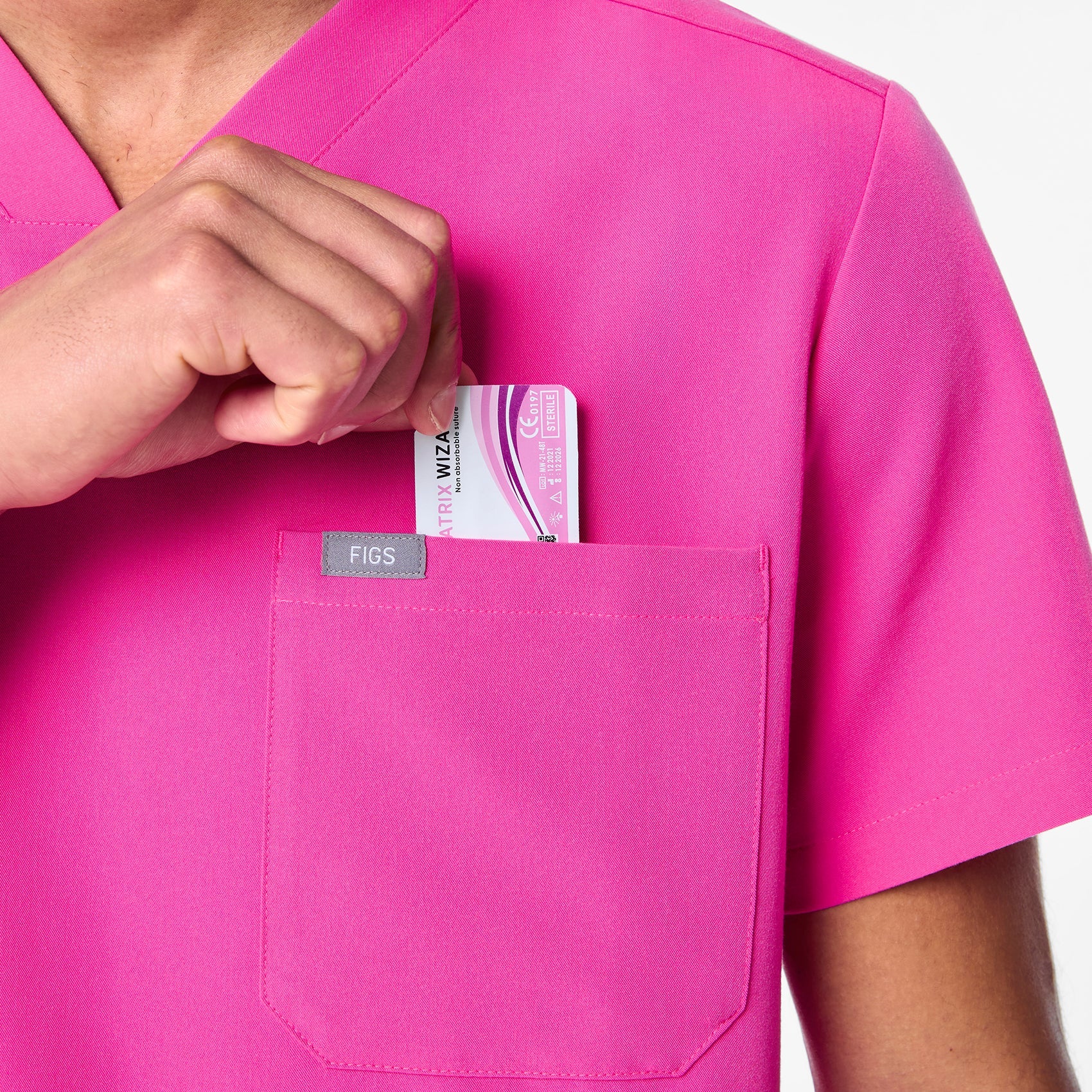 Chisec Scrub Top™ - Rapid Response Pink