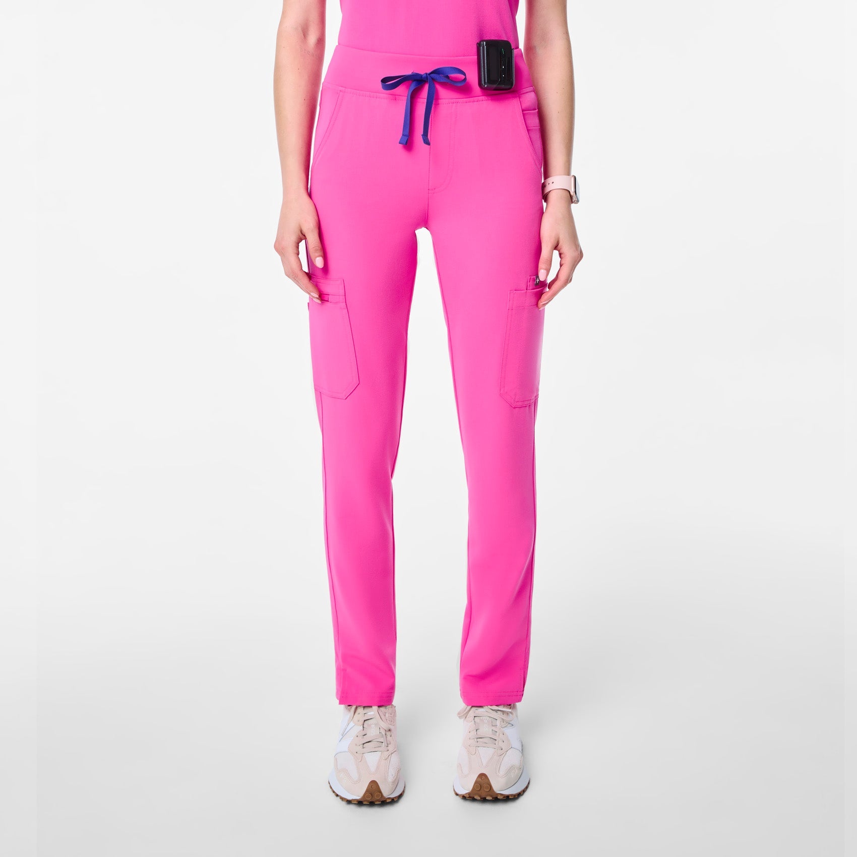 Yola High-Rise Slim Scrub Pant™ - Rapid Response Pink