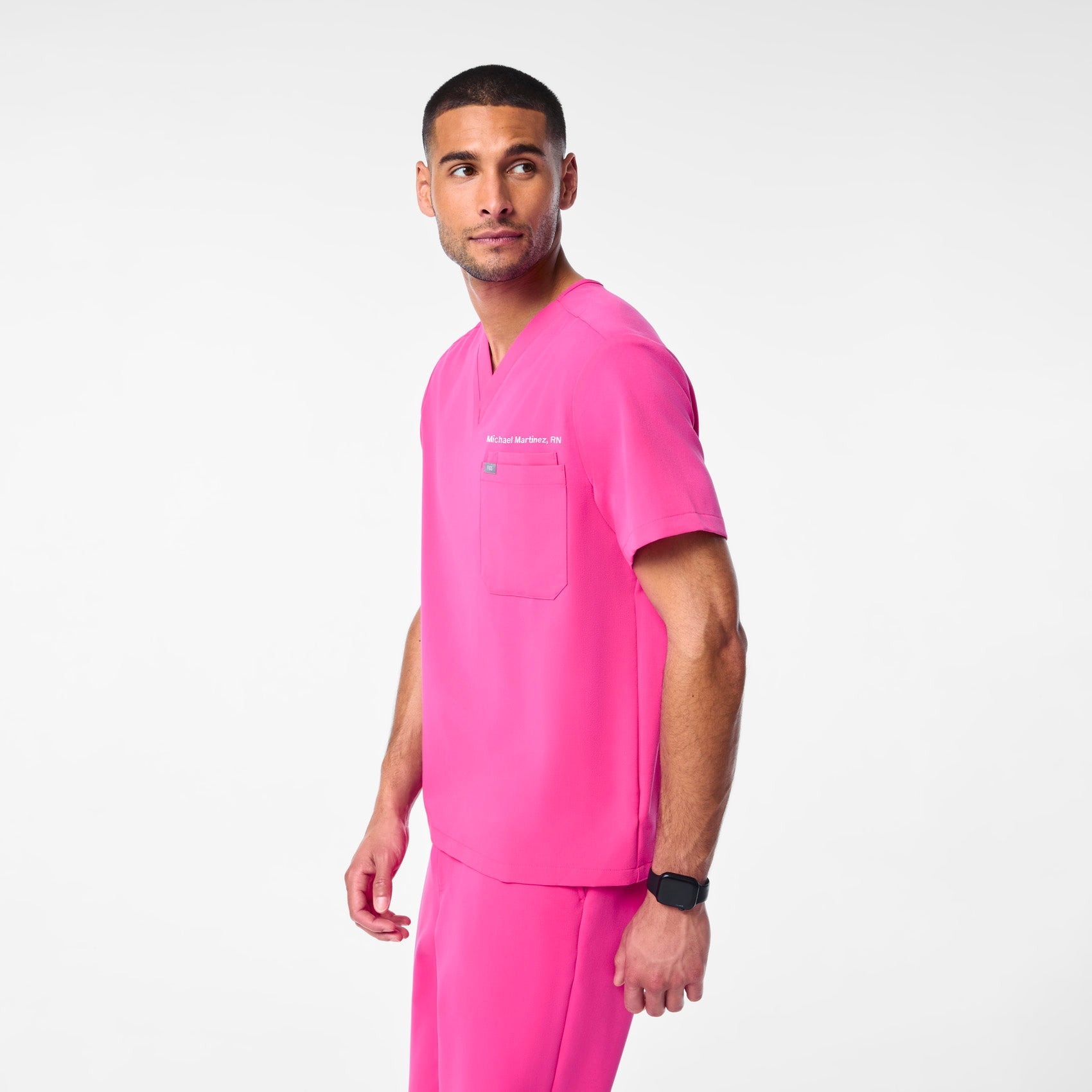 Leon Scrub Top™ - Rapid Response Pink