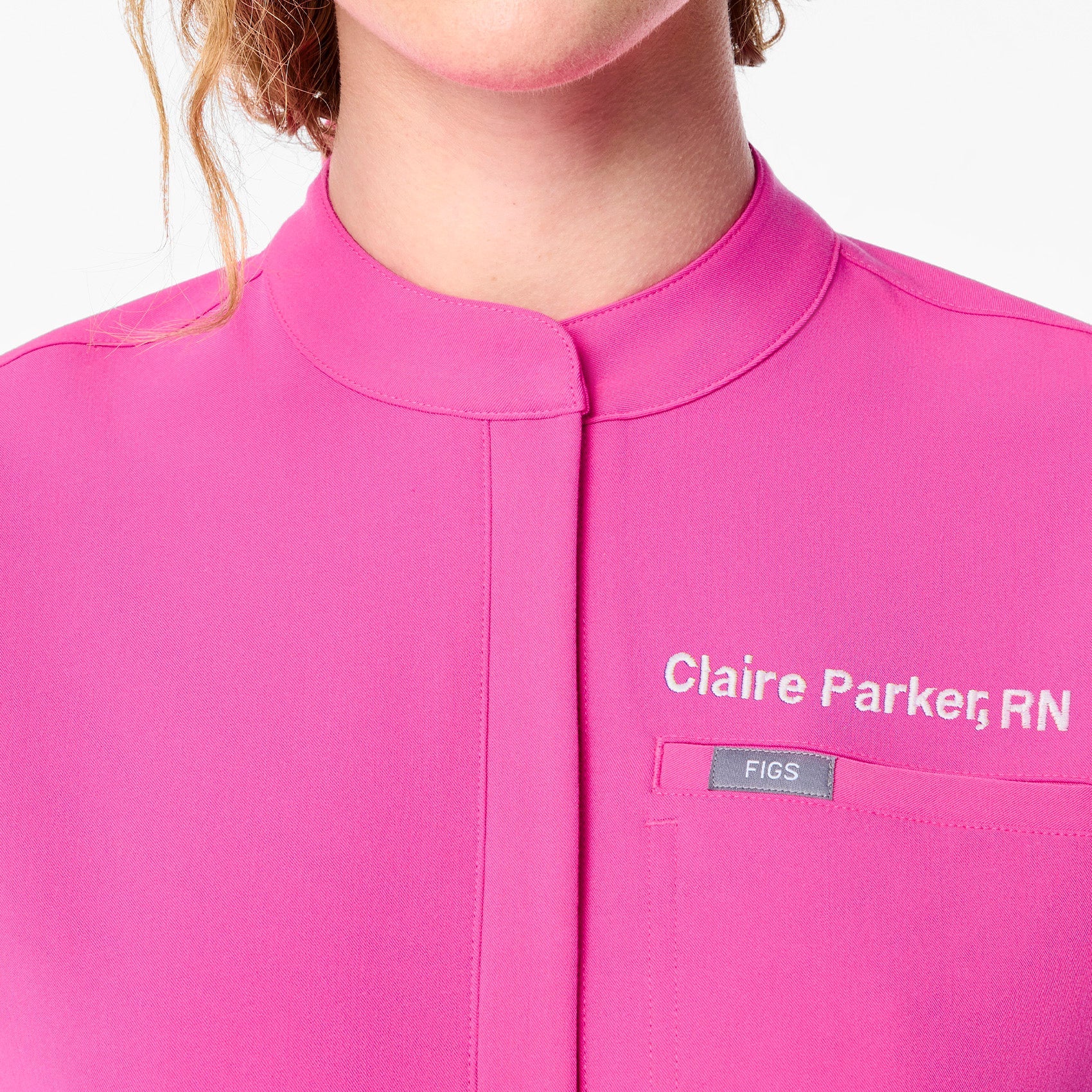 Montex Relaxed Scrub Top - Rapid Response Pink