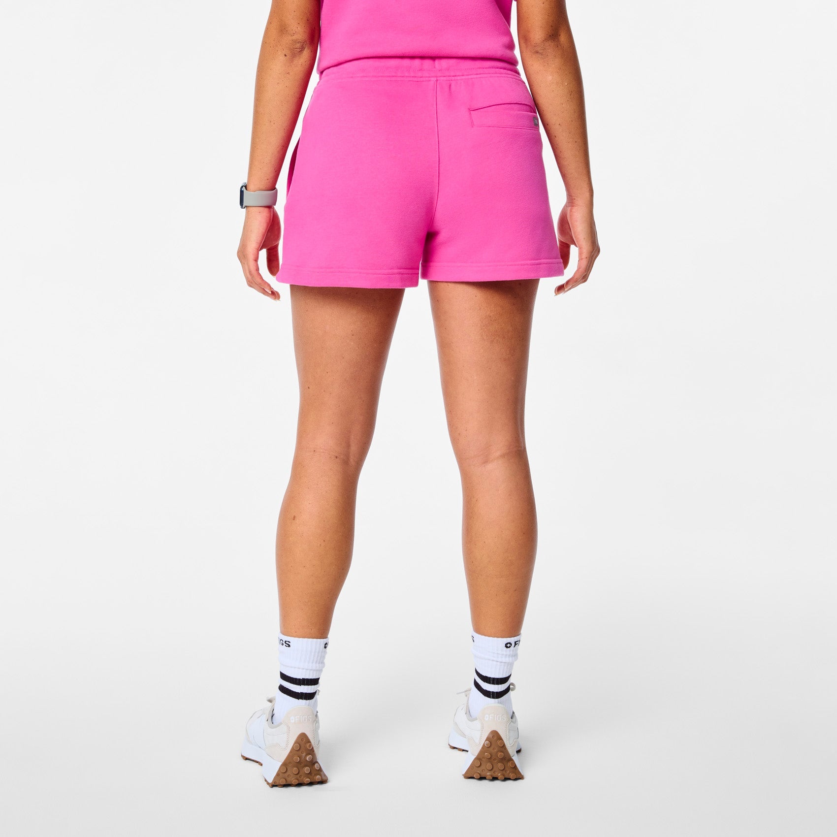 Evelyn Sweatshorts - Rapid Response Pink