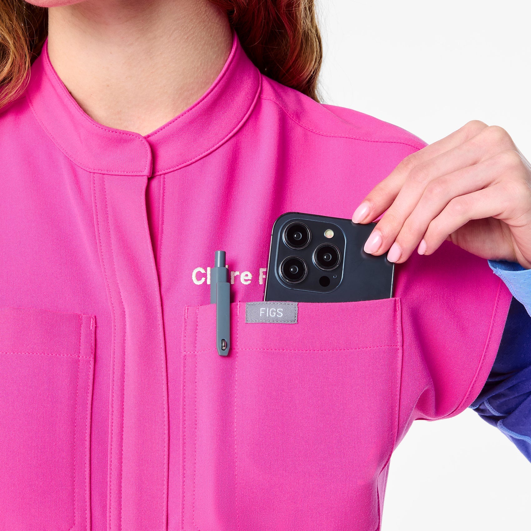 Rafaela Jogger ScrubJumpsuit™ - Rapid Response Pink