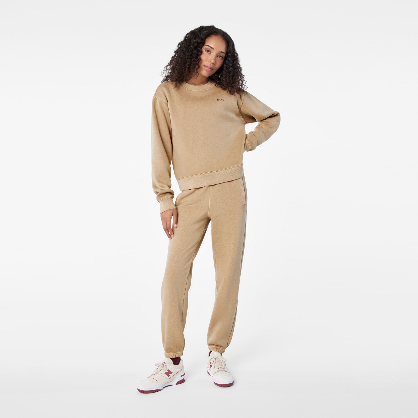 Hayden Vintage Wash Crewneck Sweatshirt - Sequoia