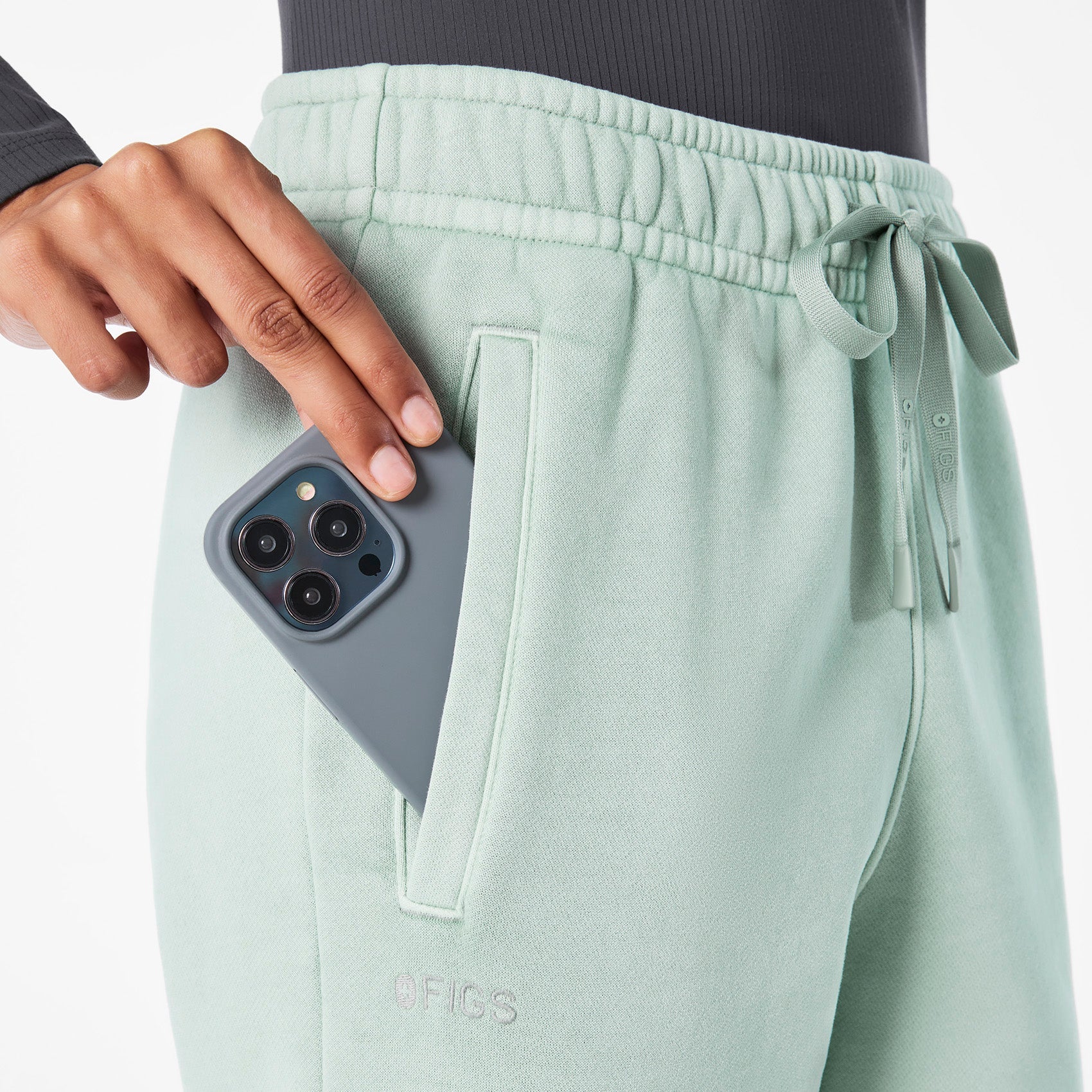Hayden Vintage Wash Jogger Sweatpants - Soft Sage