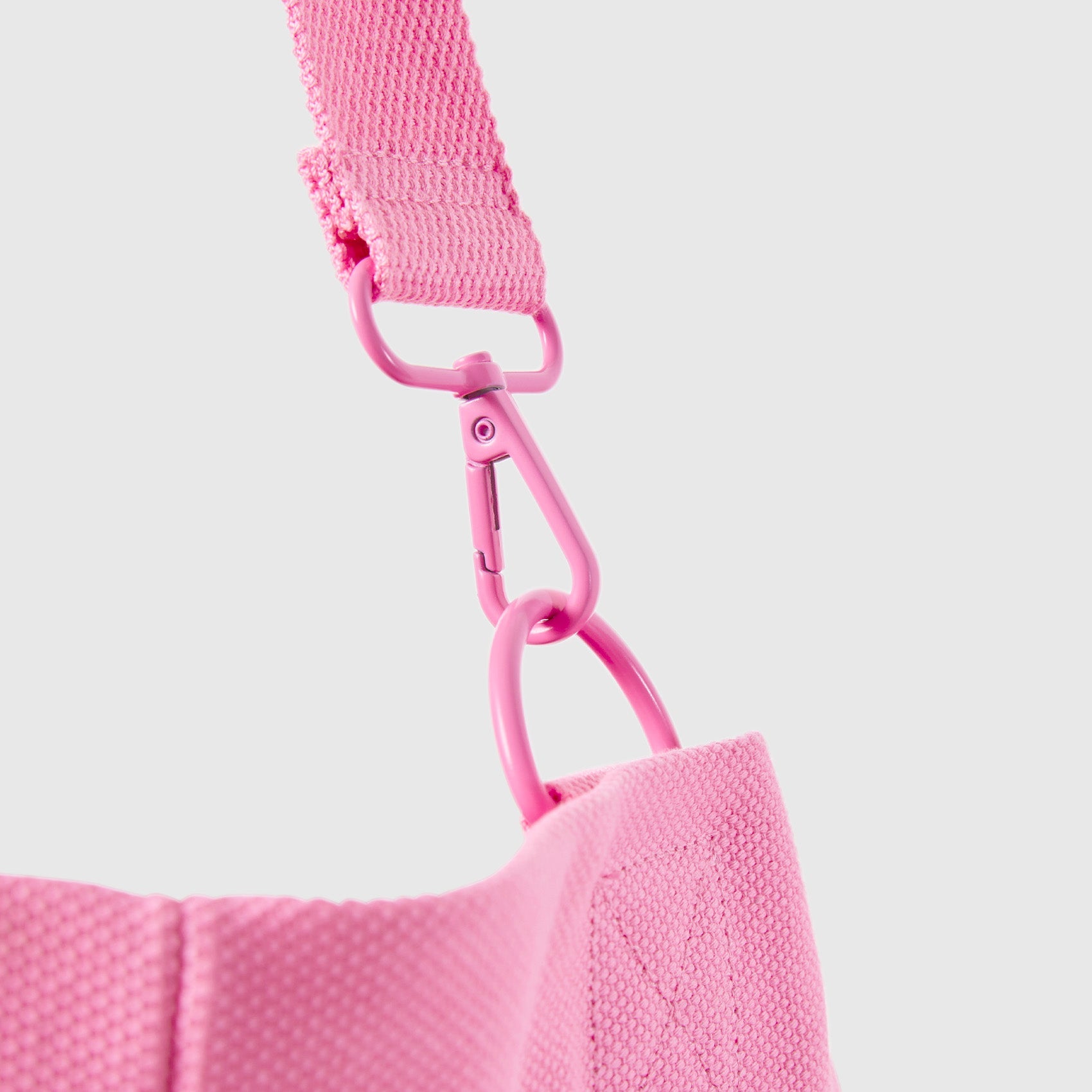 A Very Large Needle Detachable Strap Tote - Sunrise Pink
