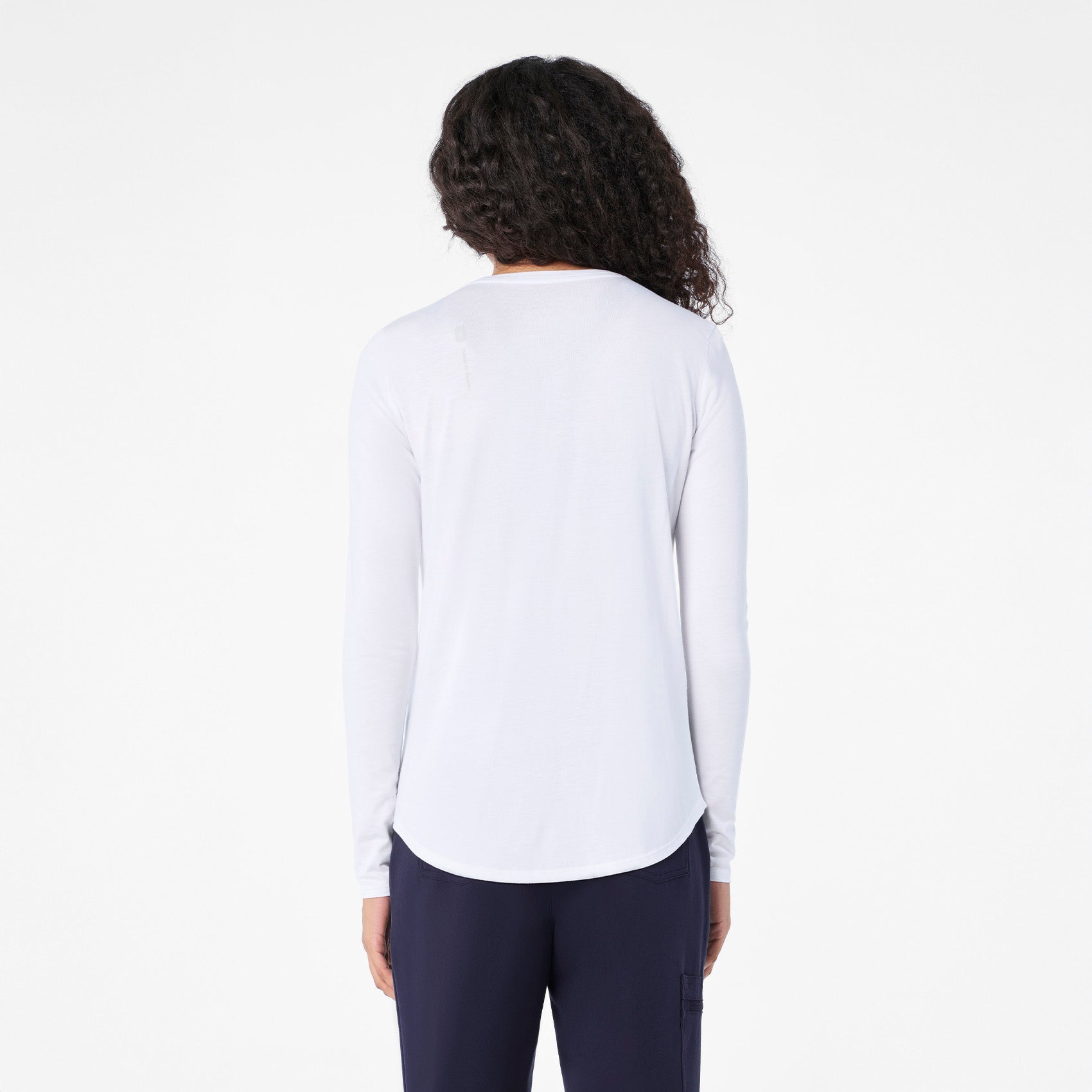 My First Name Is Doctor Long-Sleeve Underscrub - Optic White