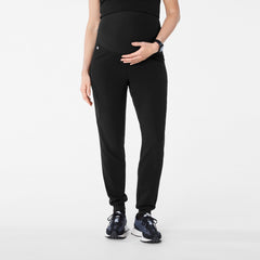  Zamora Maternity Jogger Scrub Pant - Black