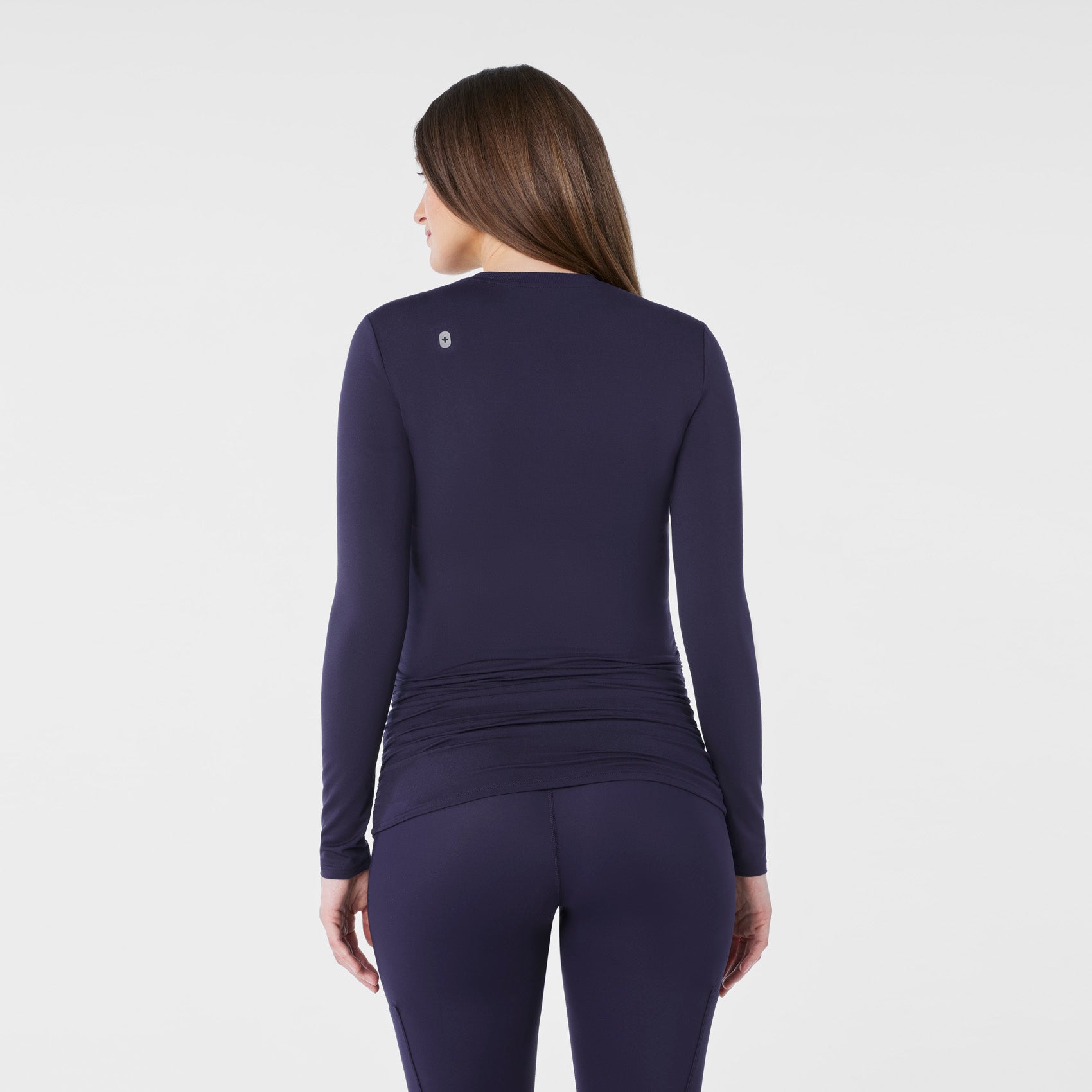 Cary Maternity Long-Sleeve Underscrub - Navy