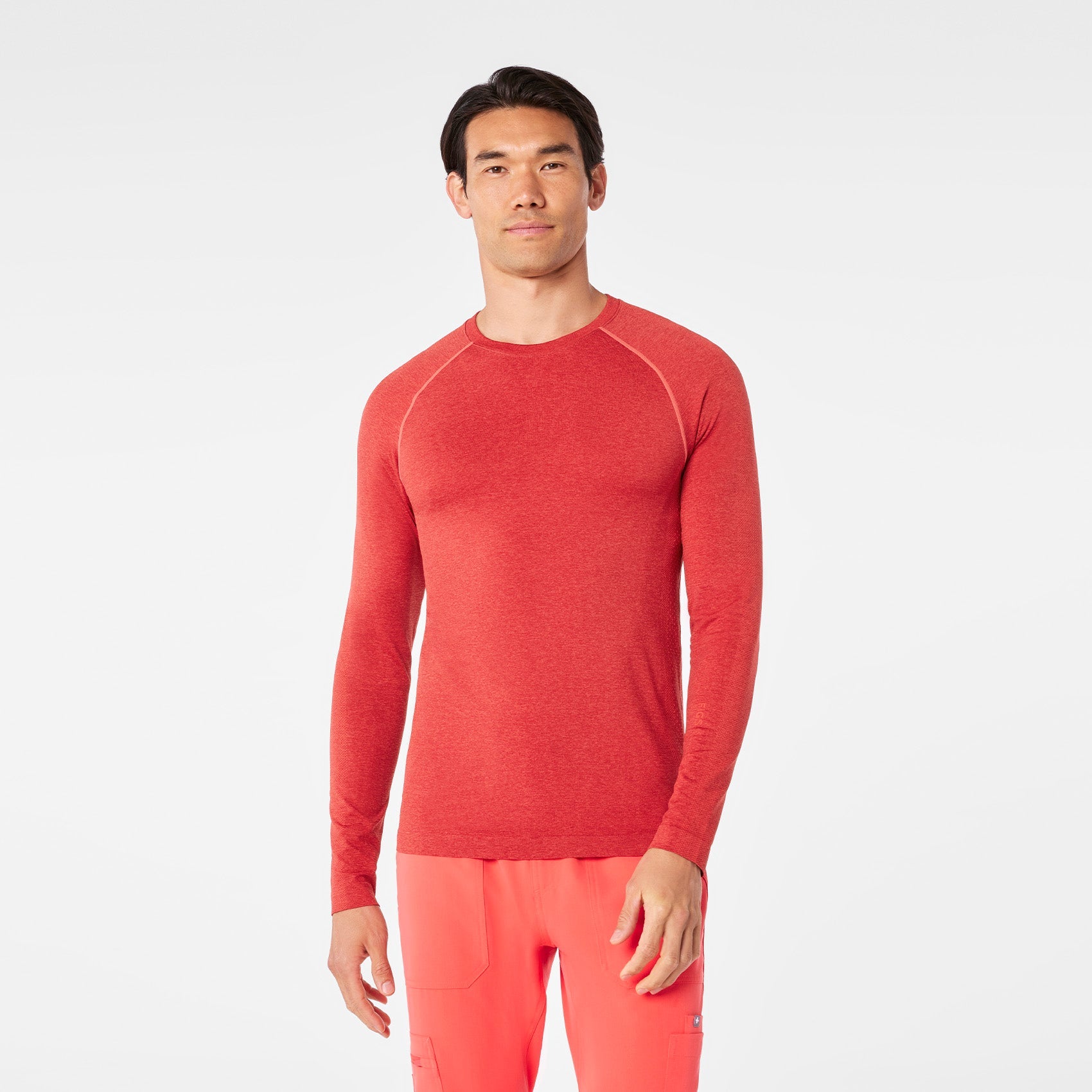 Makato Seamless Long-Sleeve Underscrub - Dark Fireside