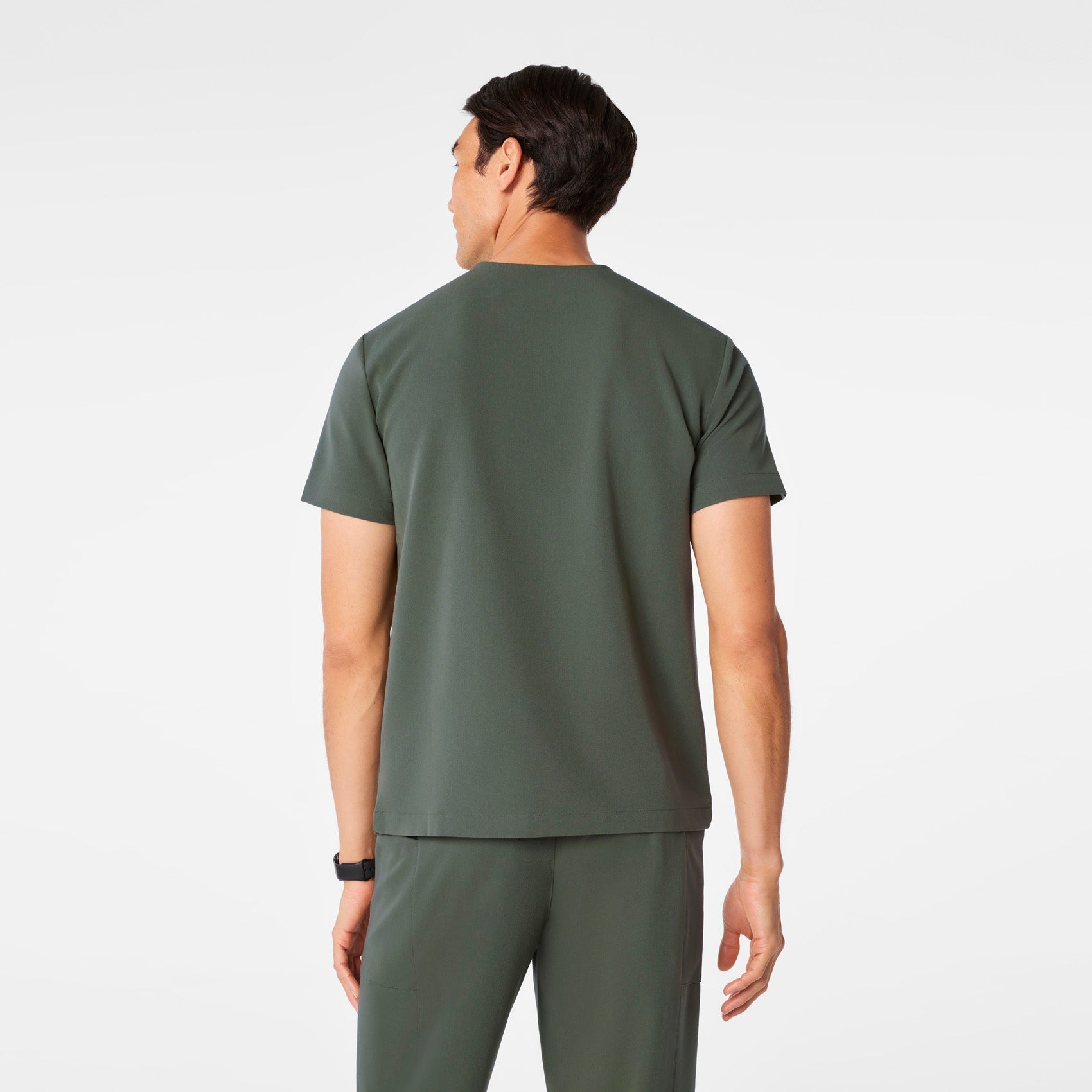 Abbott V-Neck Scrub Top  - Moss
