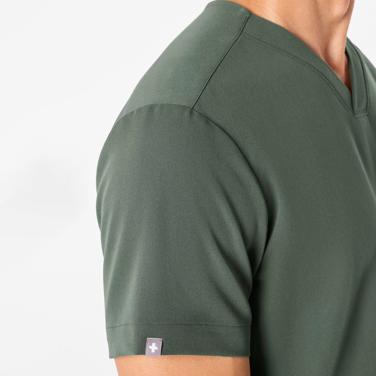 Abbott V-Neck Scrub Top  - Moss