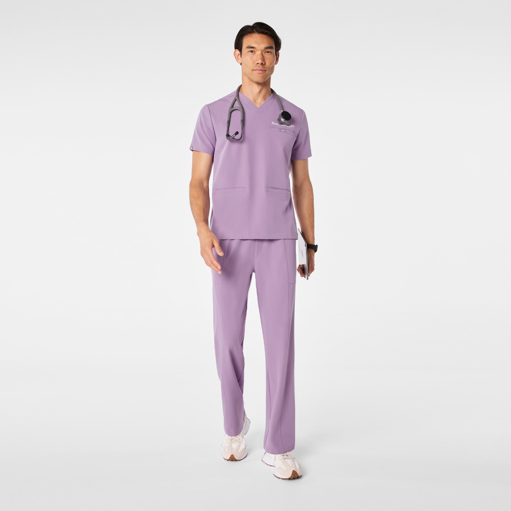 Abbott V-Neck Scrub Top  - Purple Haze