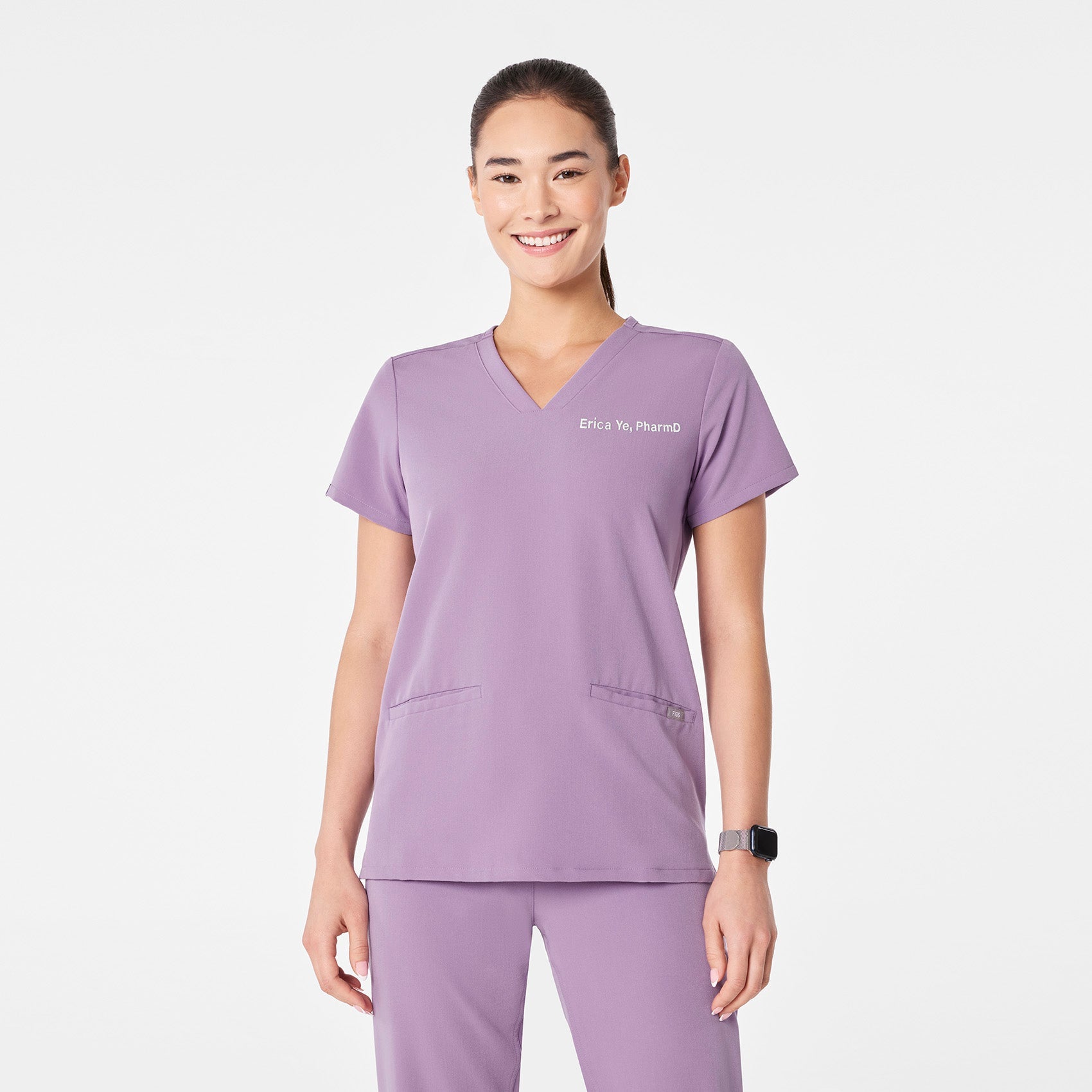 Casma Scrub Top™ - Purple Haze