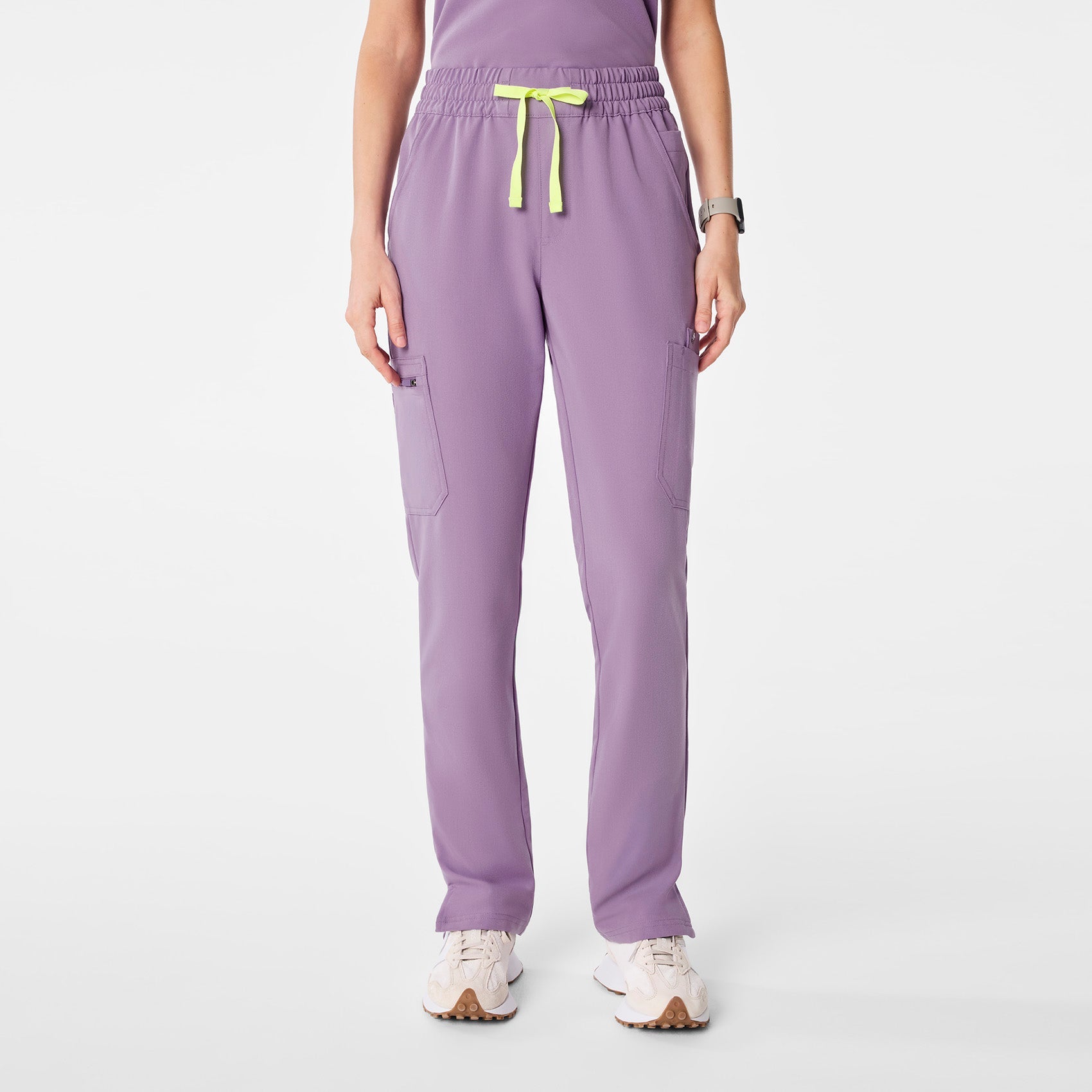 Dowa High-Rise Straight-Leg Scrub Pant - Purple Haze