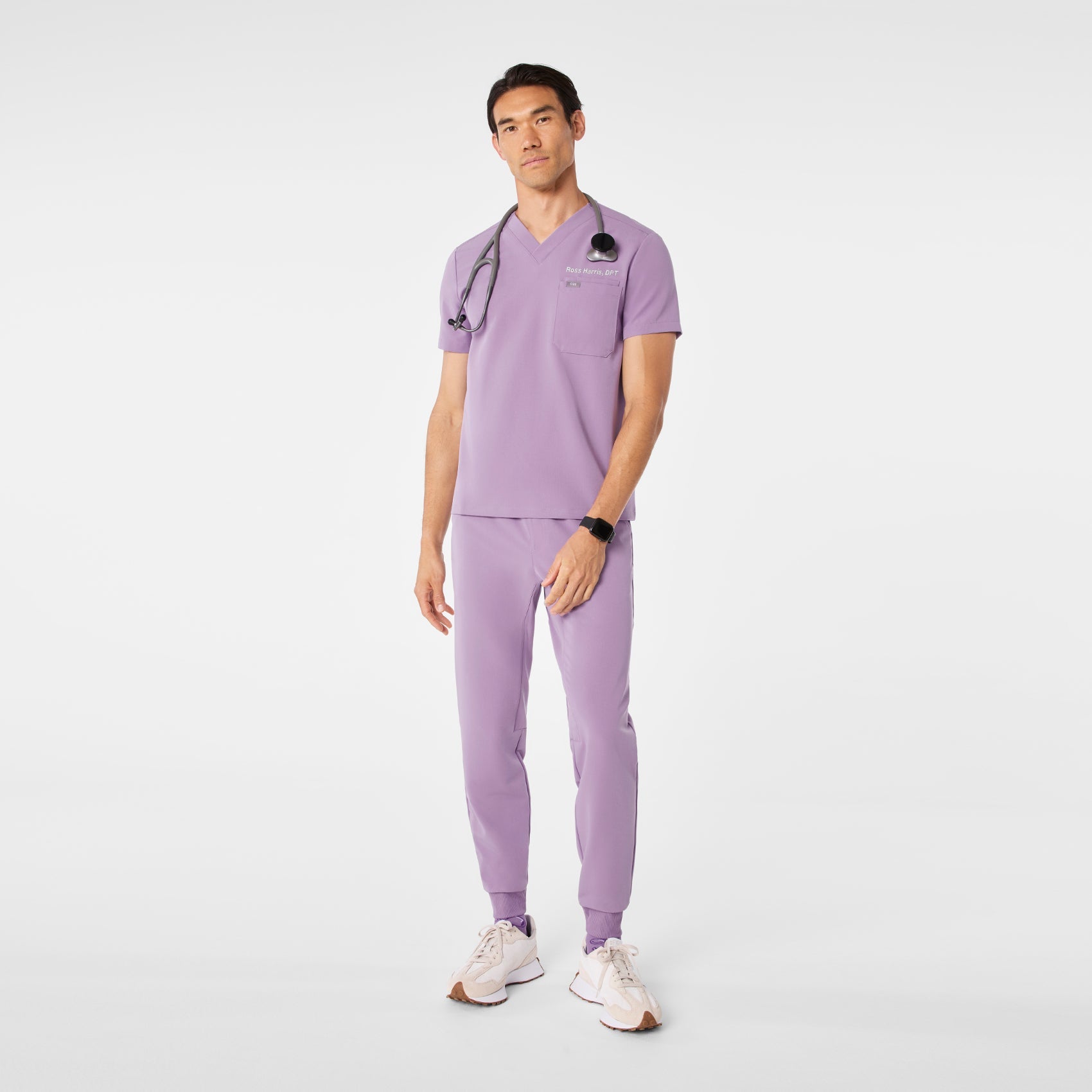 Leon Scrub Top™ - Purple Haze