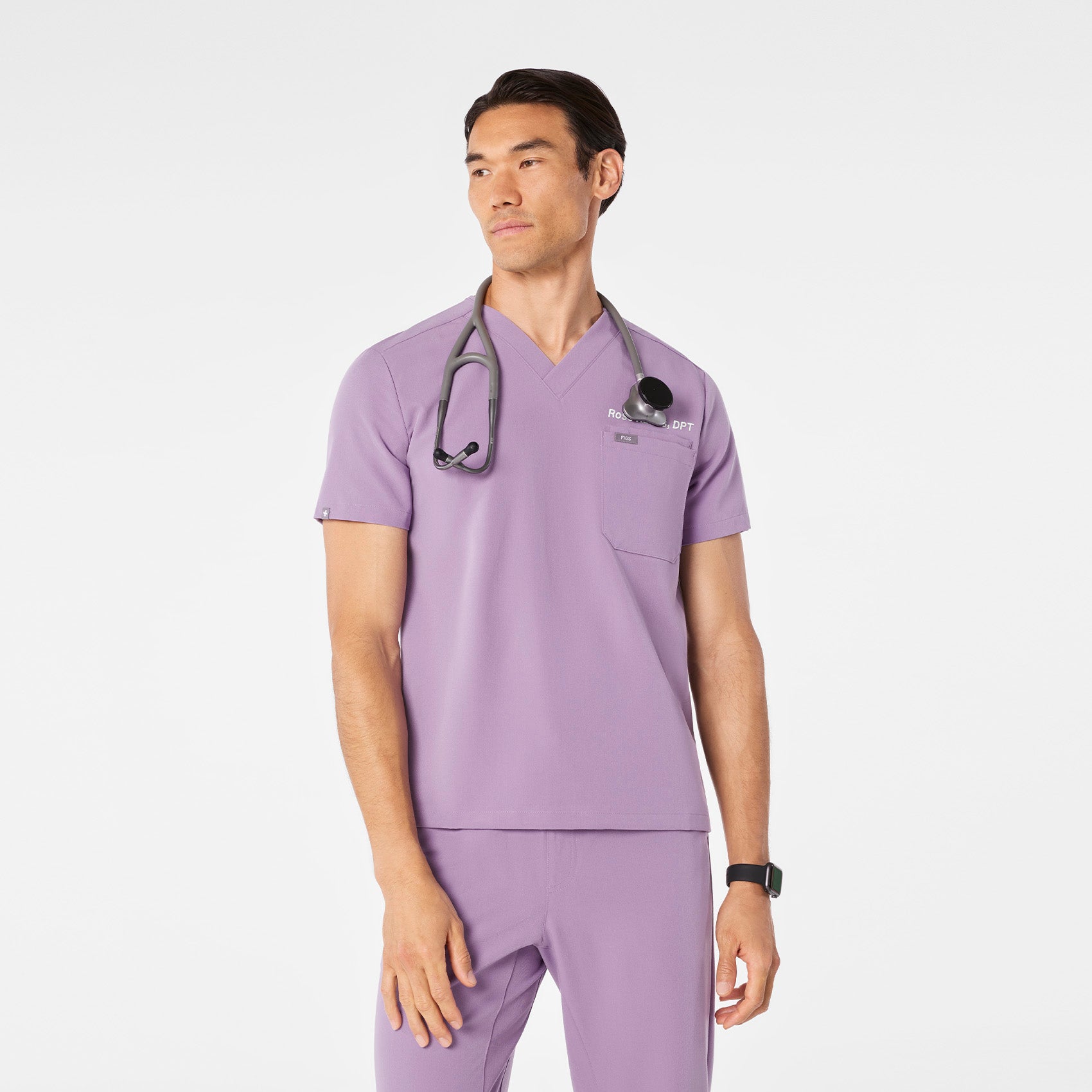Leon Scrub Top™ - Purple Haze