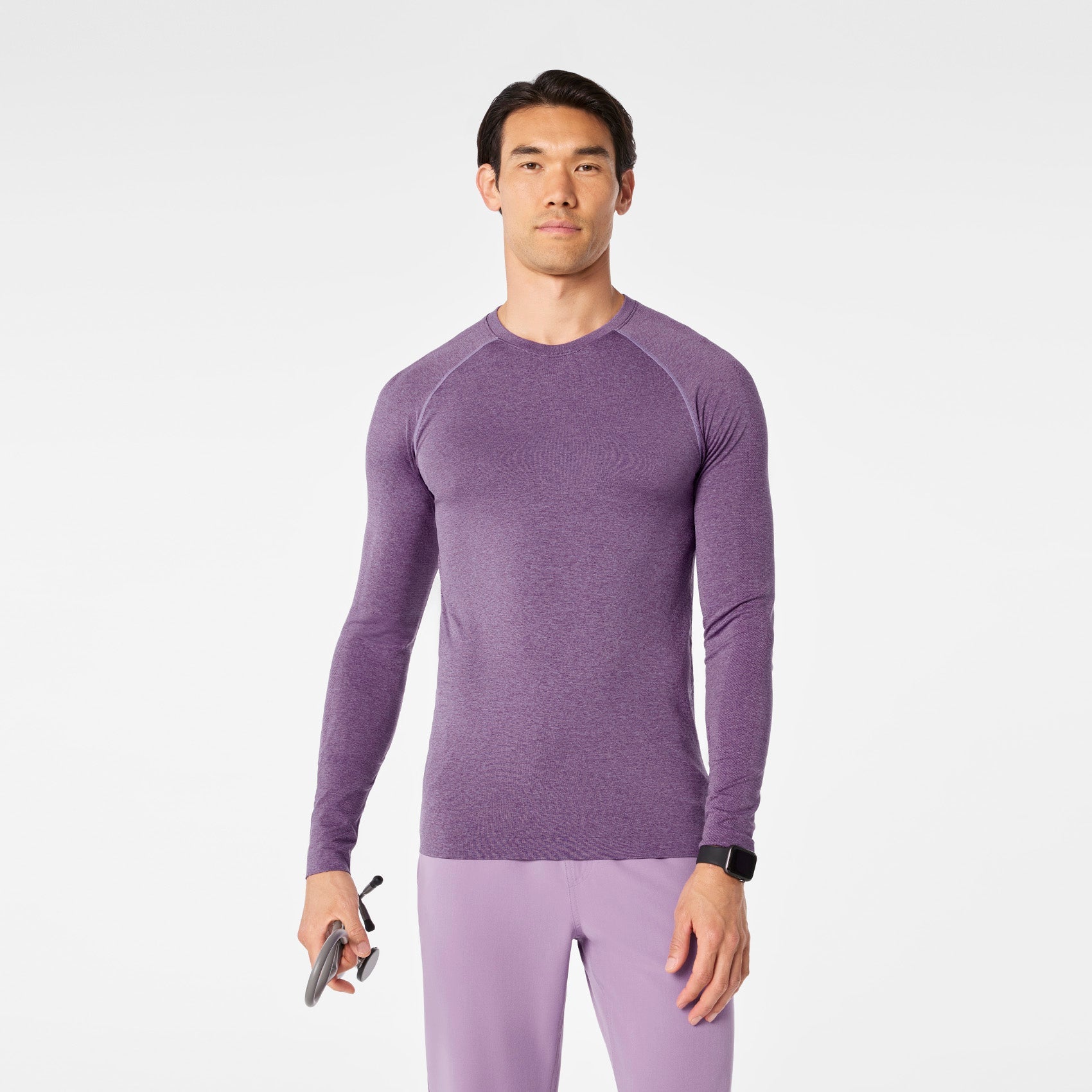 Makato Seamless Long-Sleeve Underscrub - Dark Purple Haze