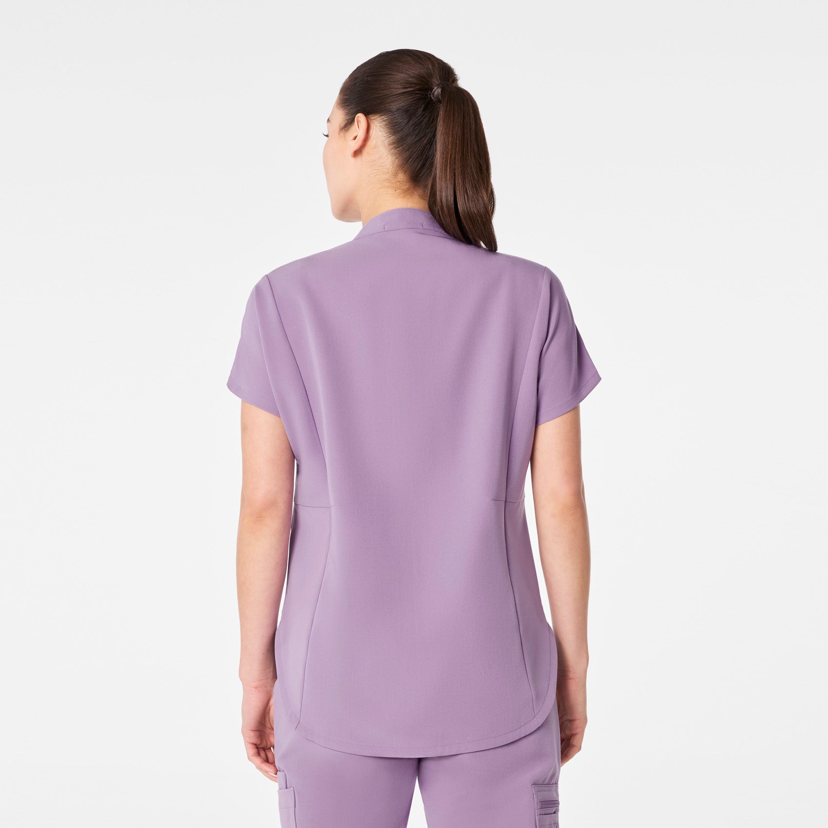 Montex Relaxed Scrub Top - Purple Haze