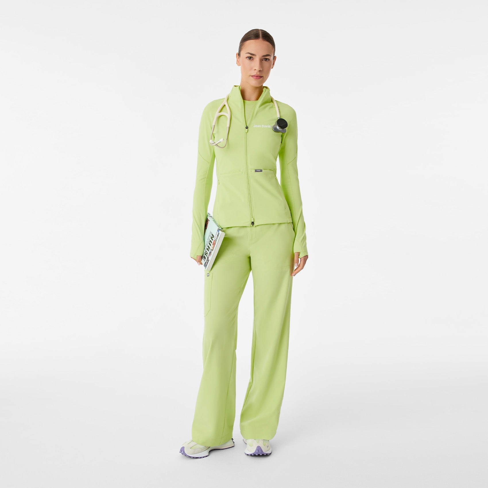 ContourKnit Scrub Jacket™ - Sea Mist