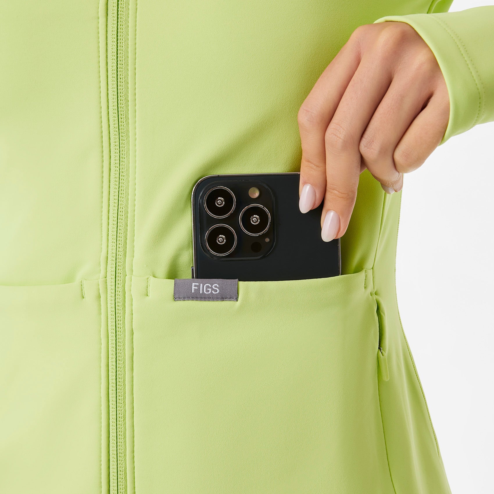 ContourKnit Scrub Jacket™ - Sea Mist