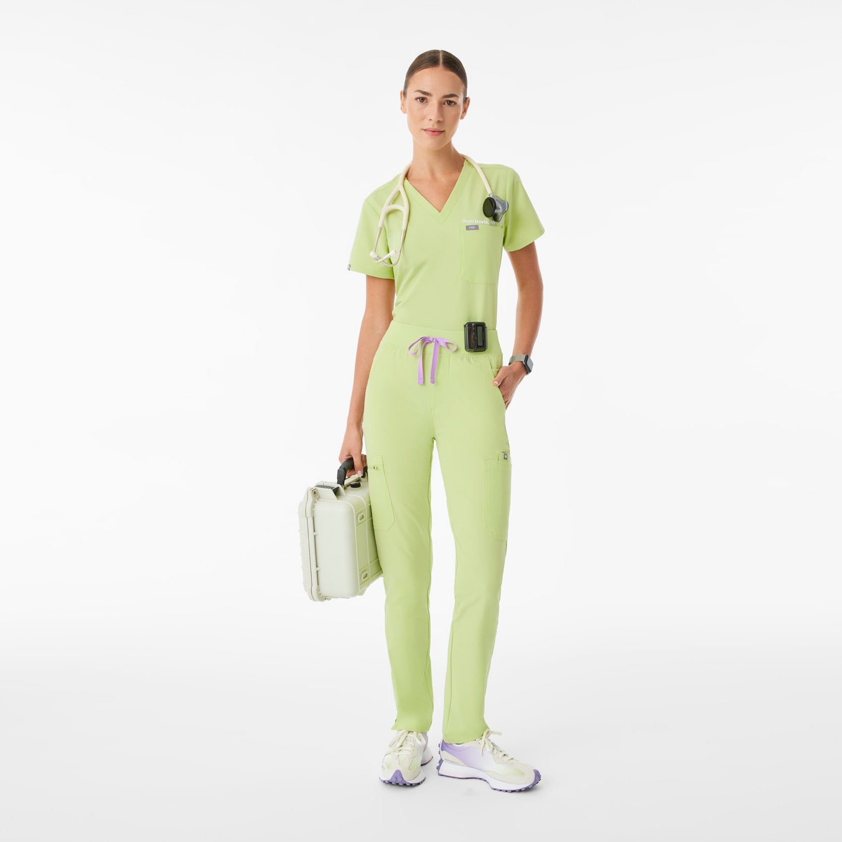 Yola High-Rise Slim Scrub Pant™ - Sea Mist