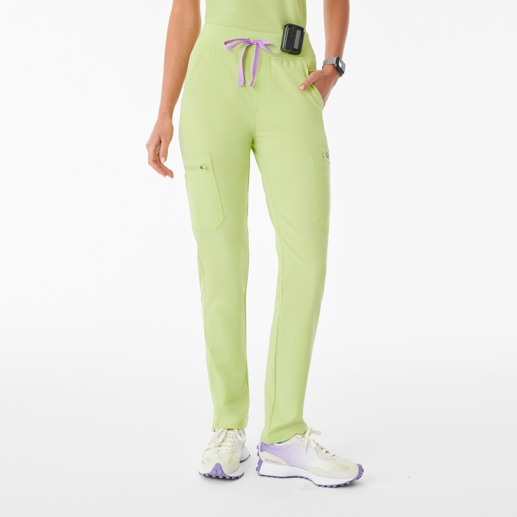 Yola High-Rise Slim Scrub Pant™ - Sea Mist