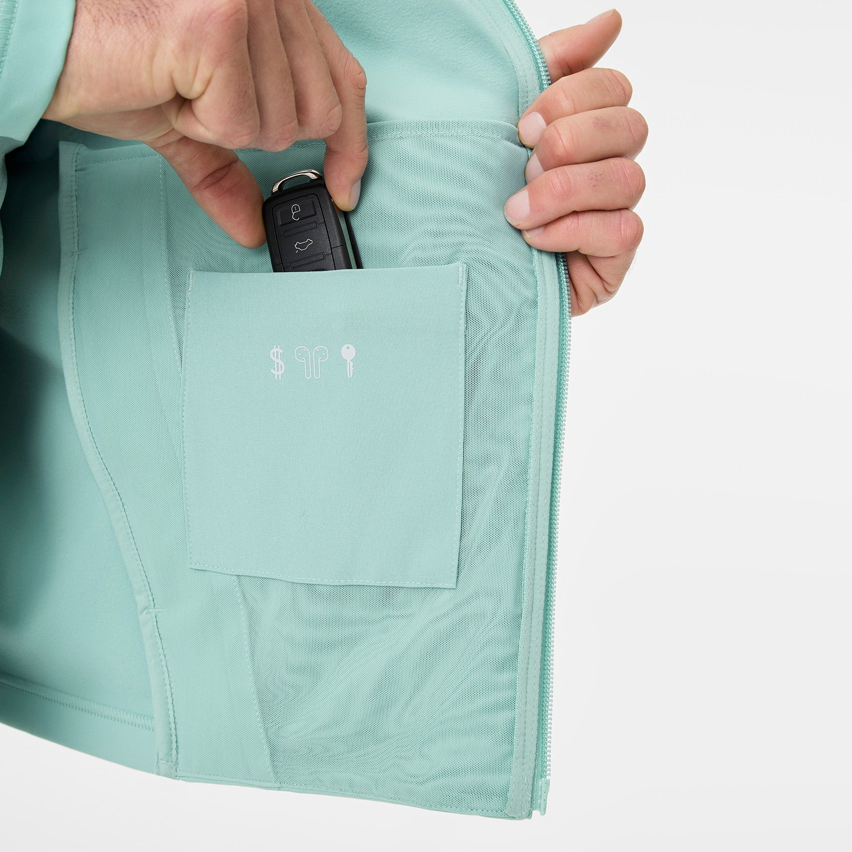 ContourKnit Scrub Jacket™ - Seaglass