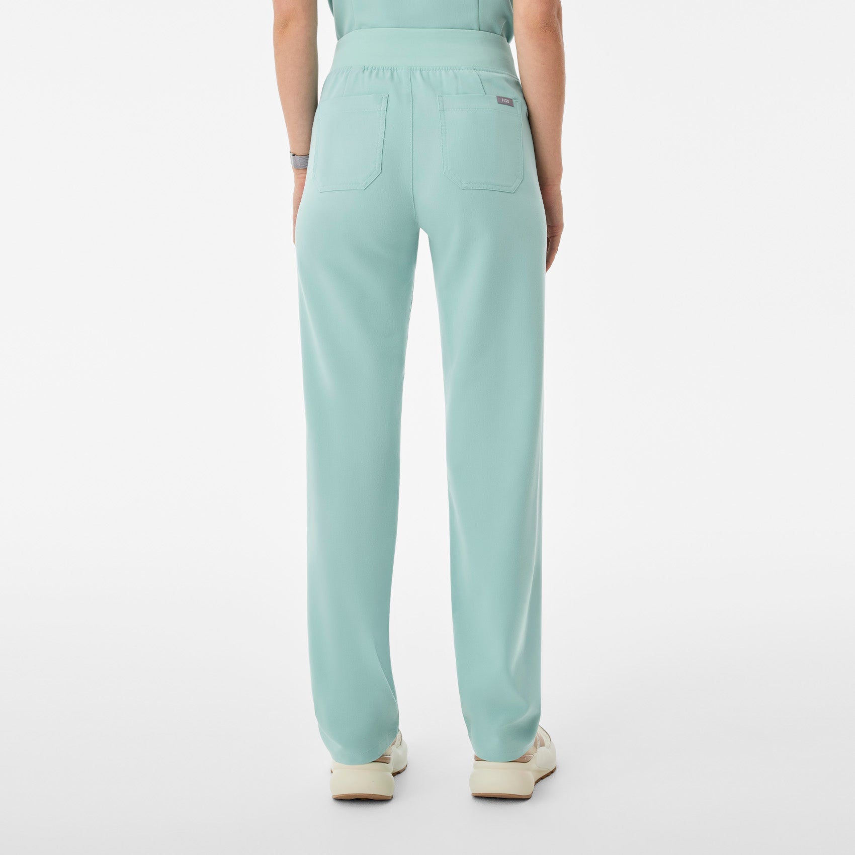 Livingston High-Rise Straight-Leg Scrub Pant™ - Seaglass