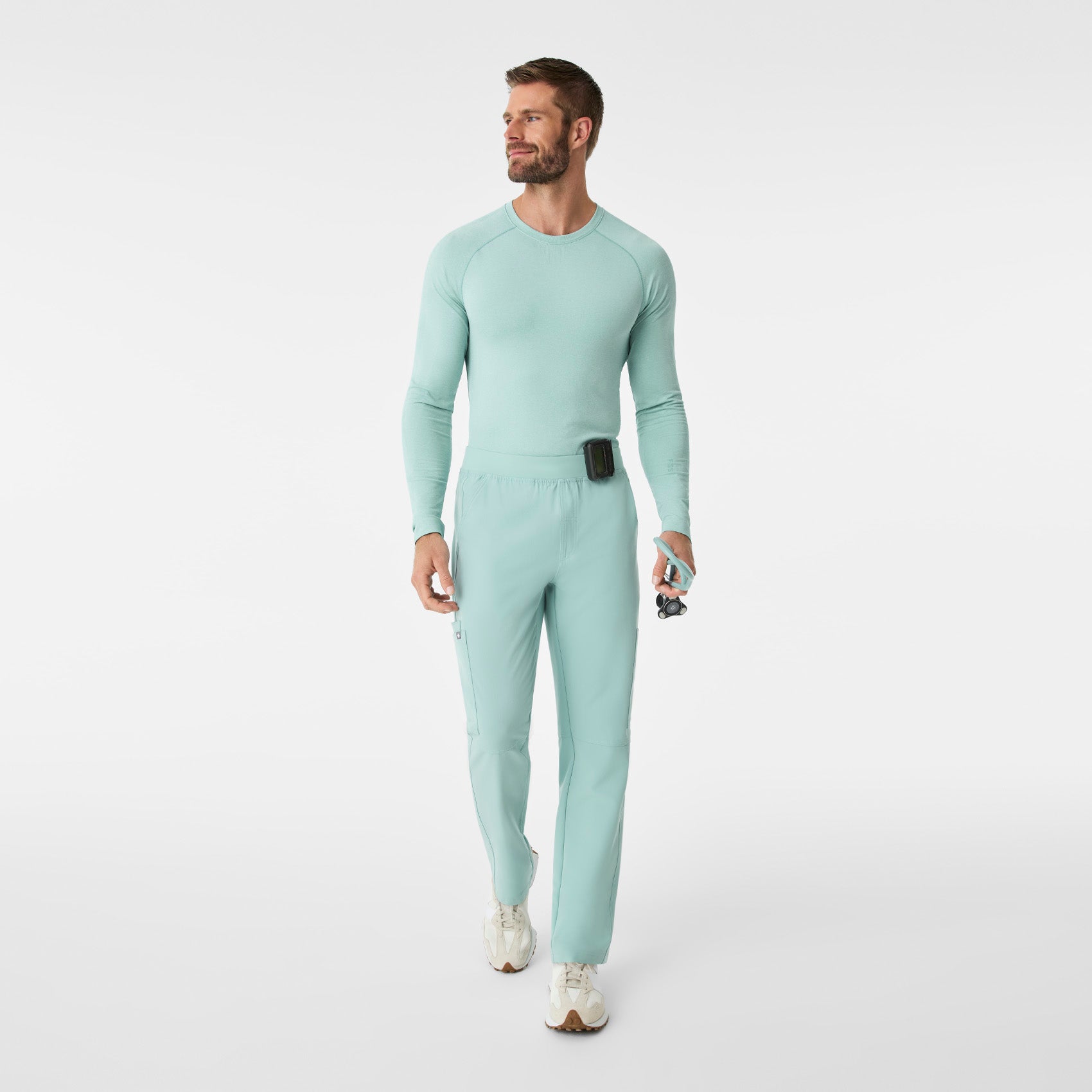 Makato Seamless Long-Sleeve Underscrub - Seaglass