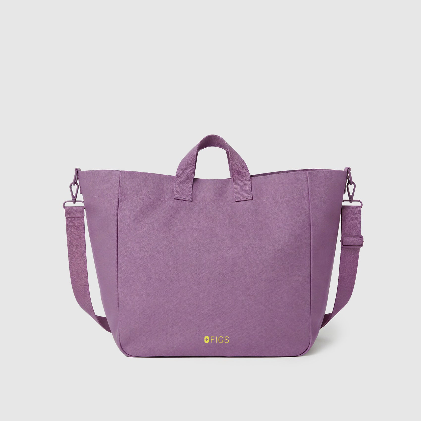 A Very Large Needle Detachable Strap Tote - Purple Haze