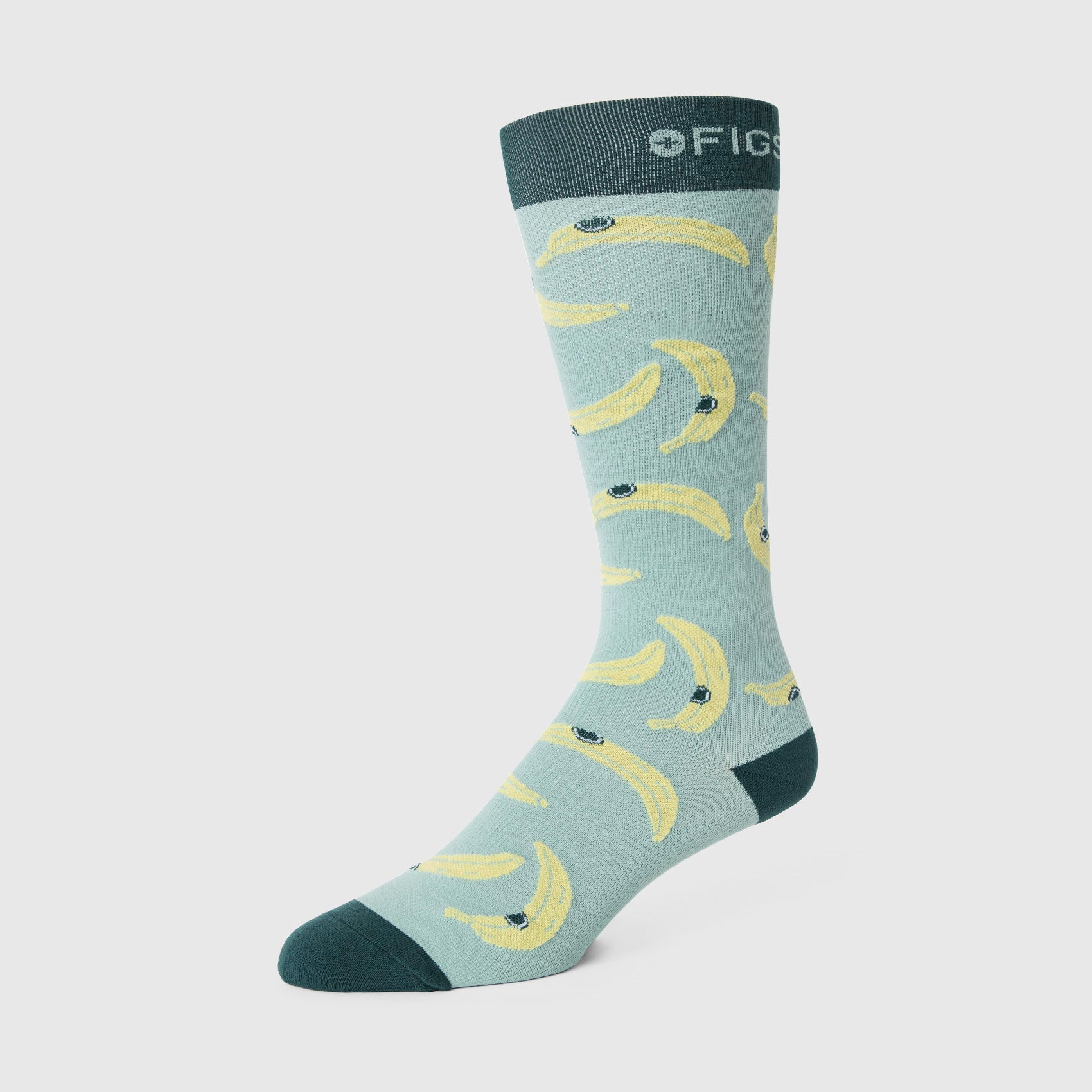 FIGS Compression Socks - Bananas/Seaglass