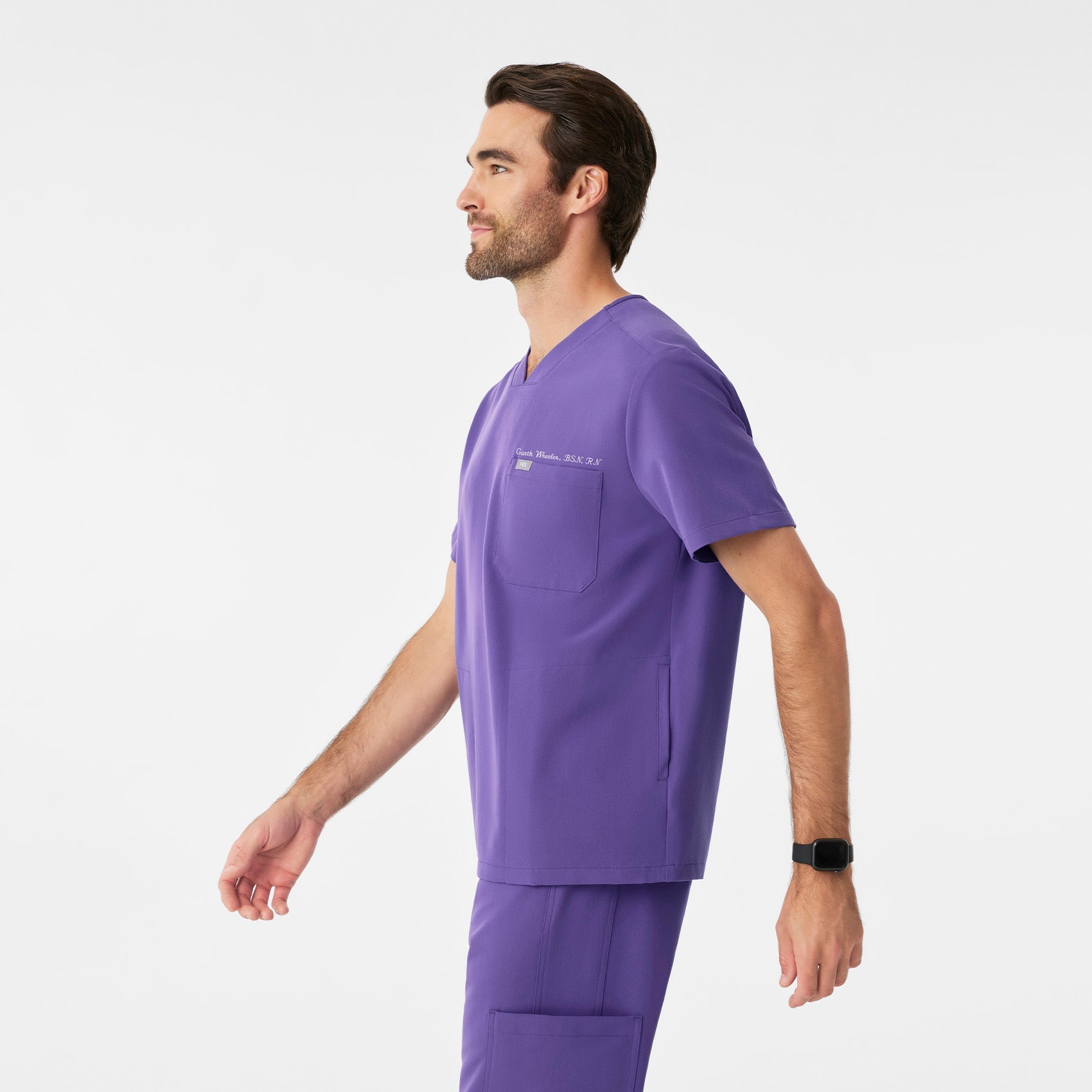 Chisec Scrub Top™ - Amethyst