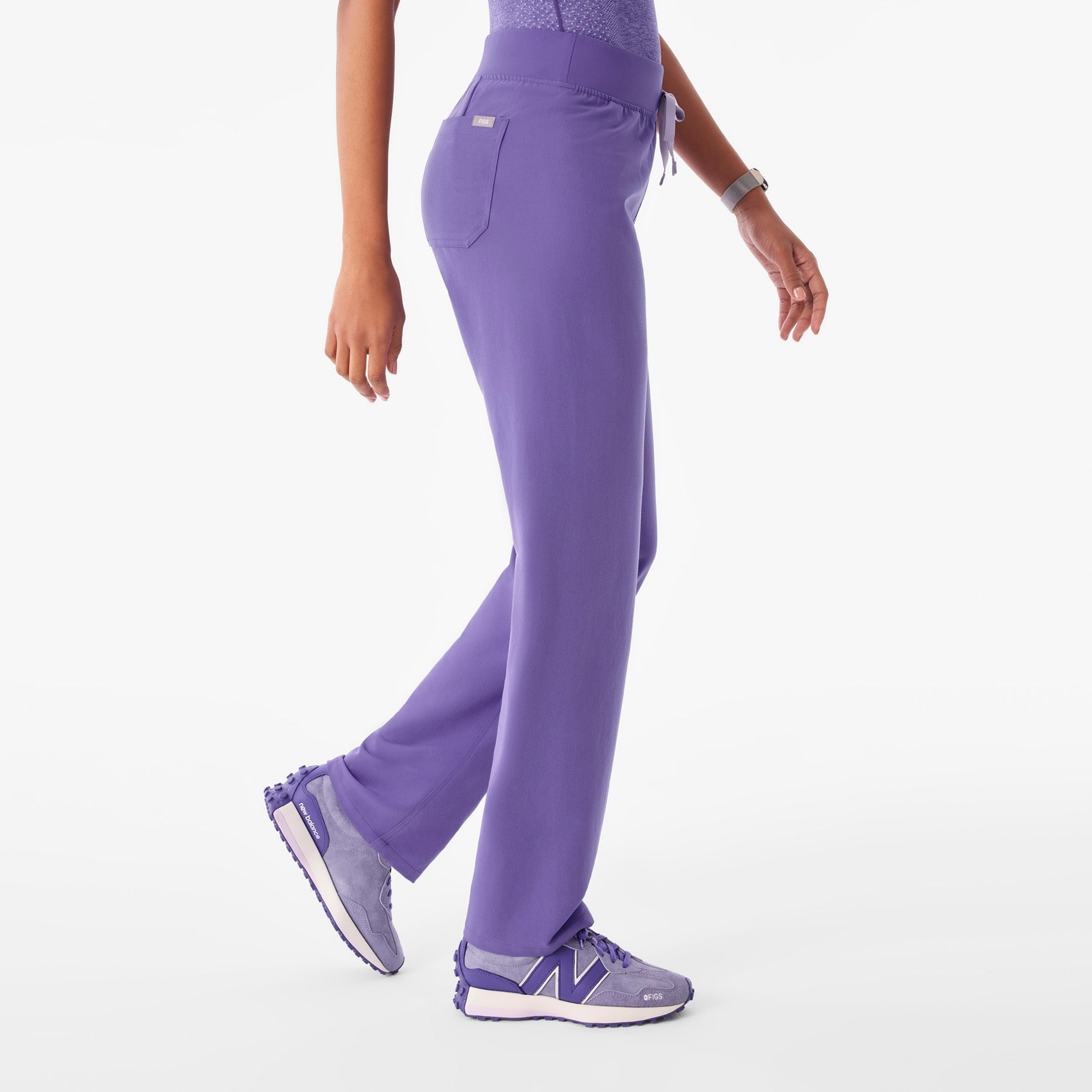 Livingston High-Rise Straight-Leg Scrub Pant™ - Amethyst
