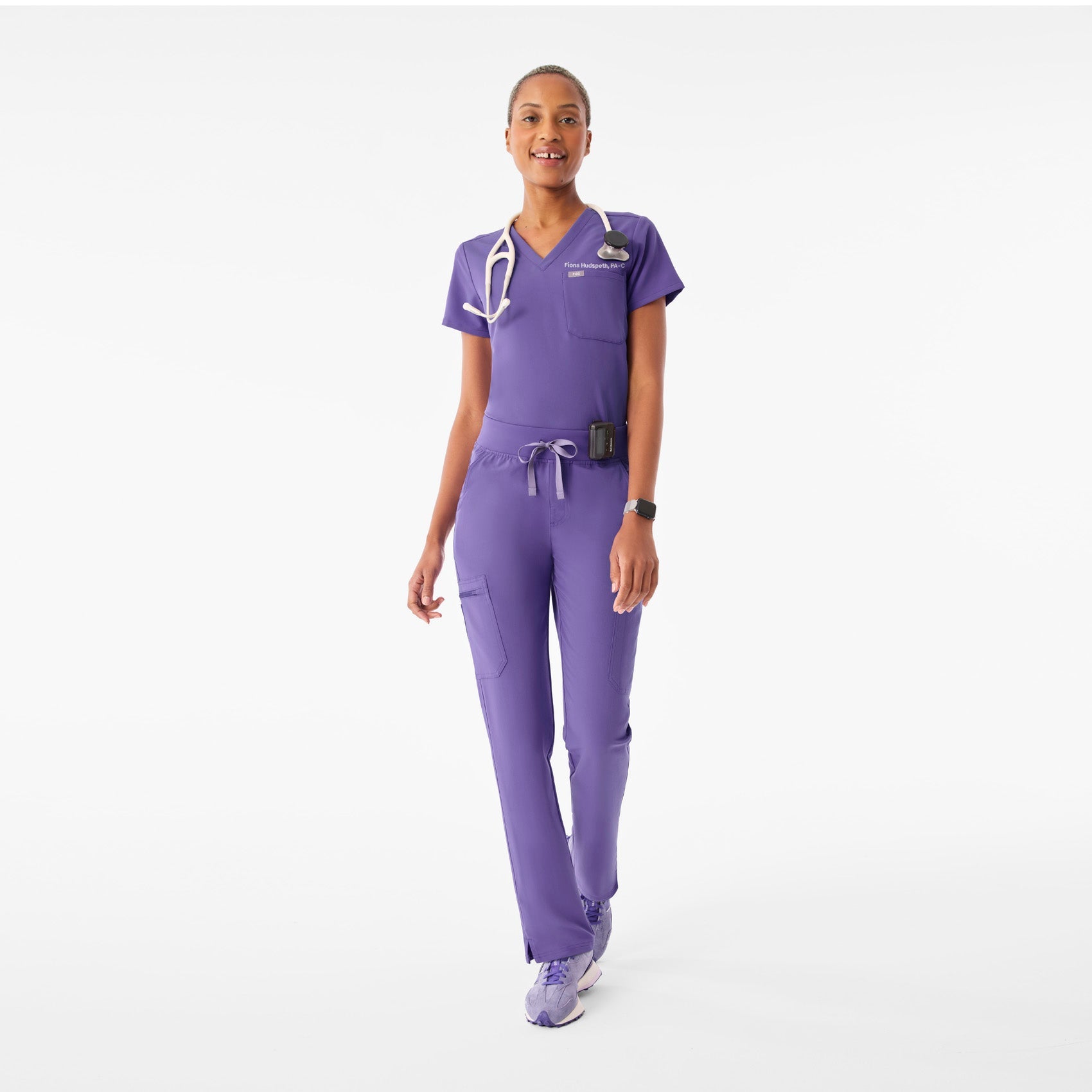 Yola High-Rise Slim Scrub Pant™ - Amethyst