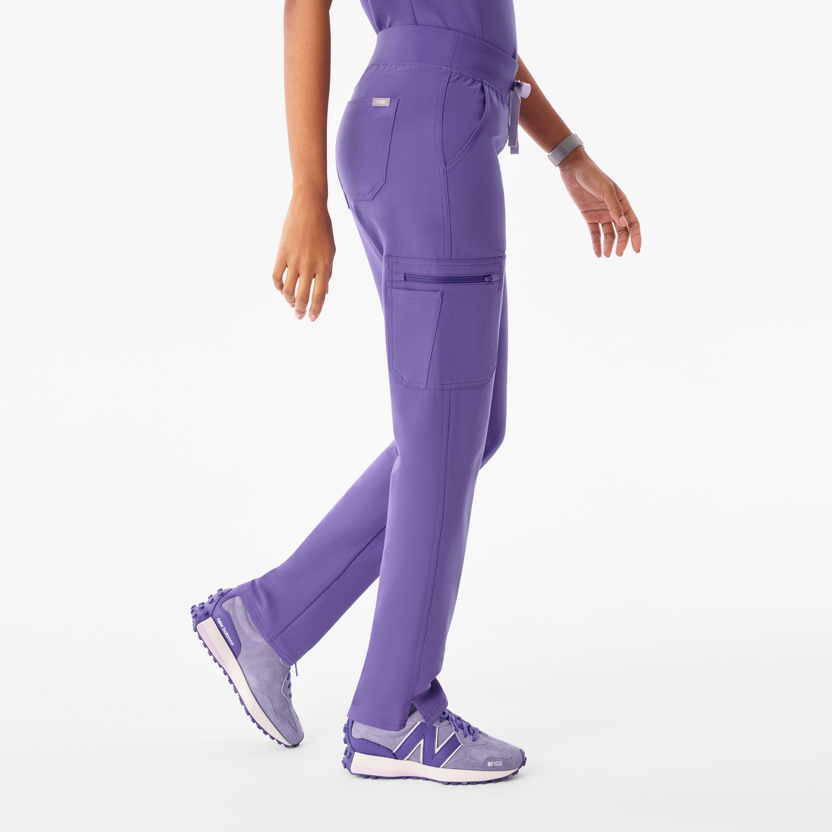 Yola High-Rise Slim Scrub Pant™ - Amethyst