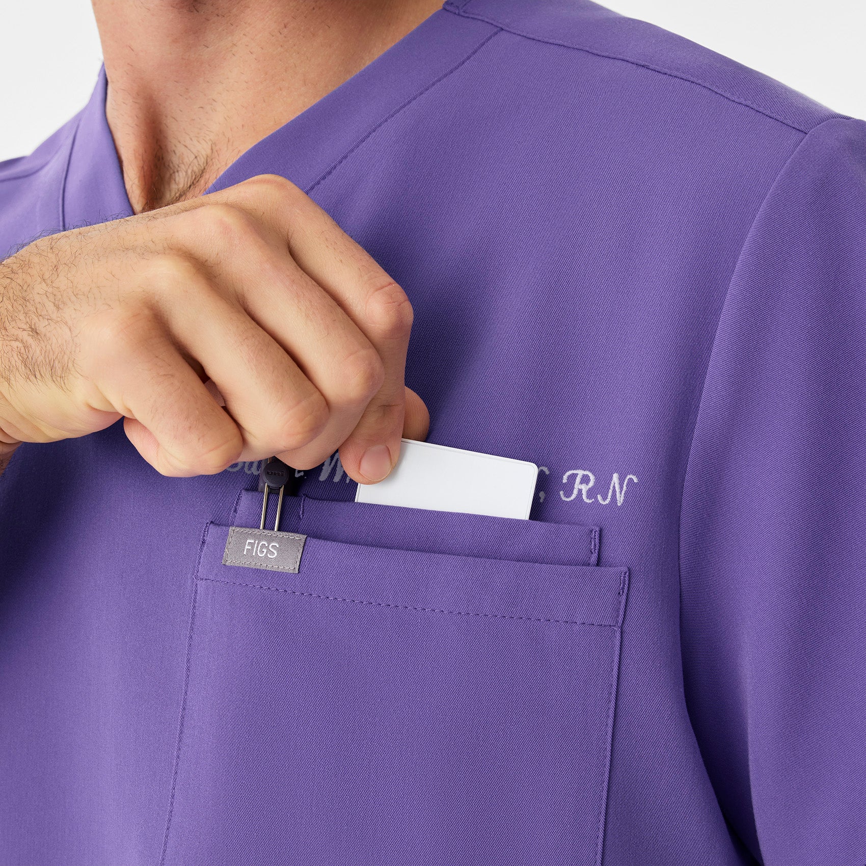 Leon Scrub Top™ - Amethyst