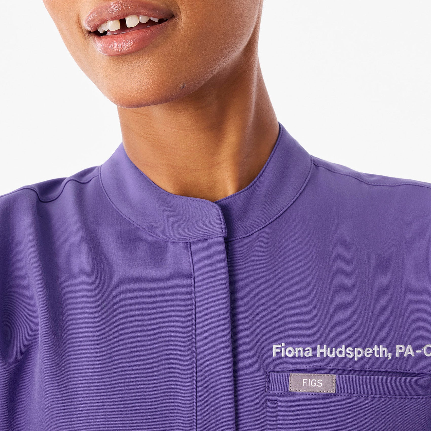 Montex Relaxed Scrub Top - Amethyst