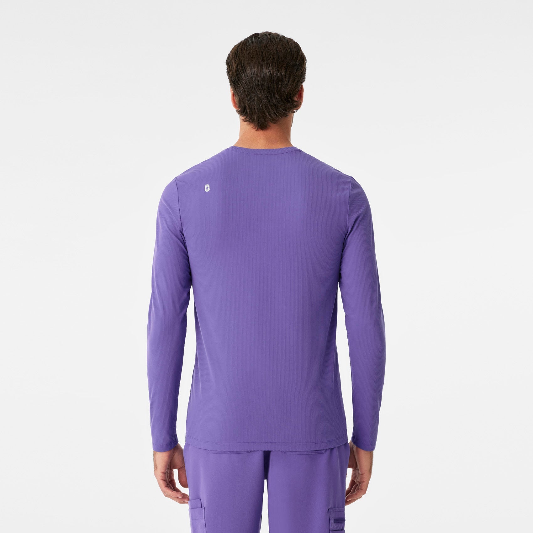 Thomas Ribbed Long-Sleeve Underscrub - Amethyst