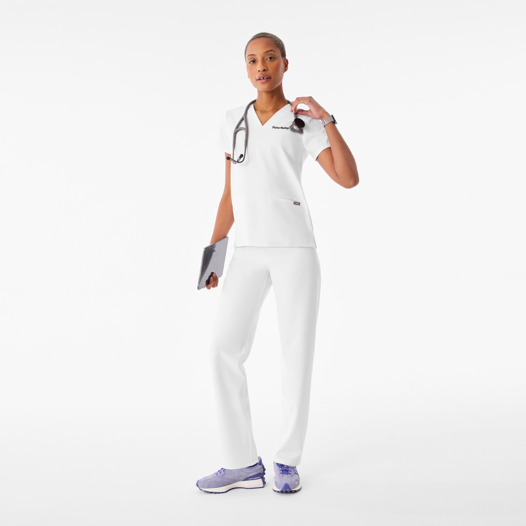 Casma Scrub Top™ - Optic White