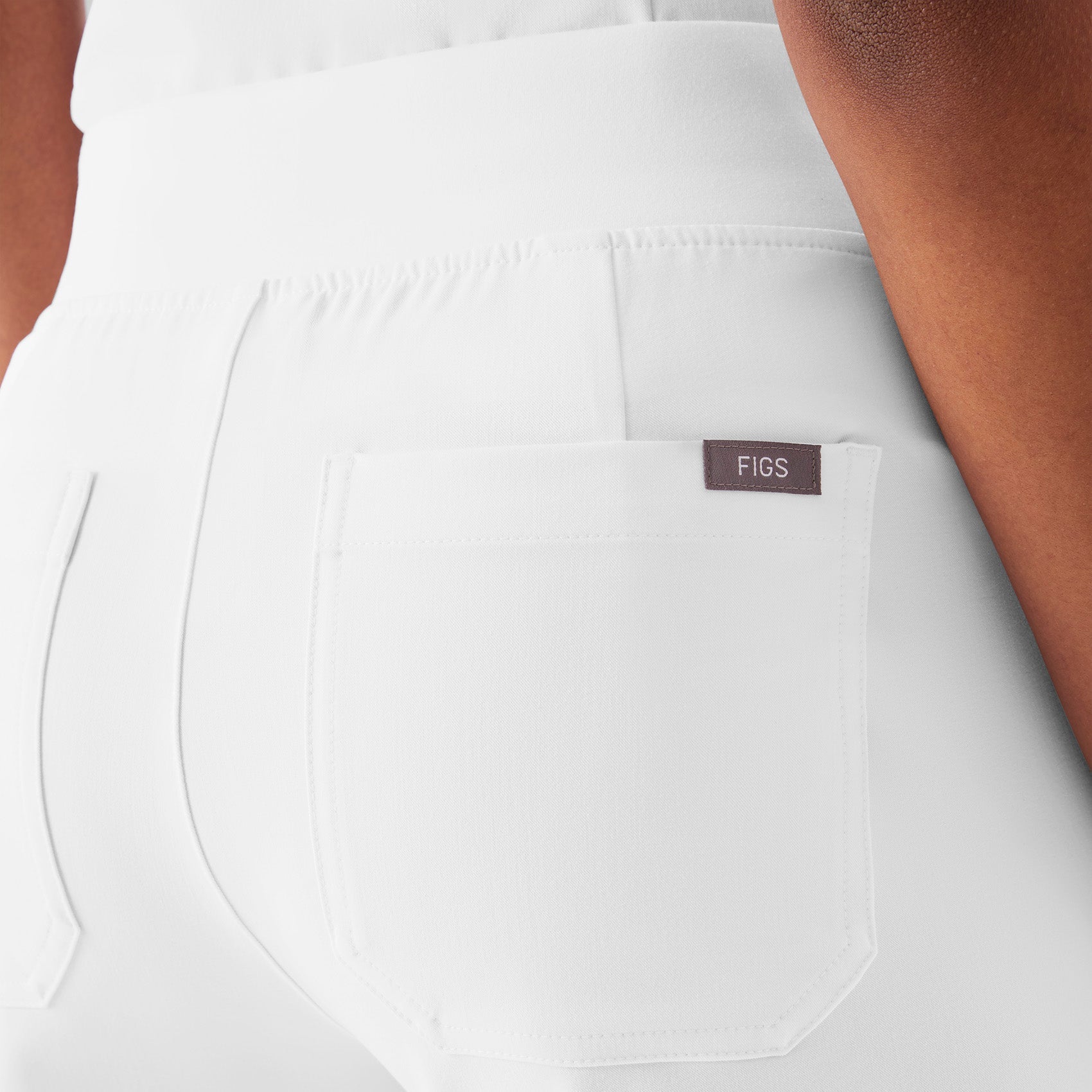 Livingston High-Rise Straight-Leg Scrub Pant™ - Optic White