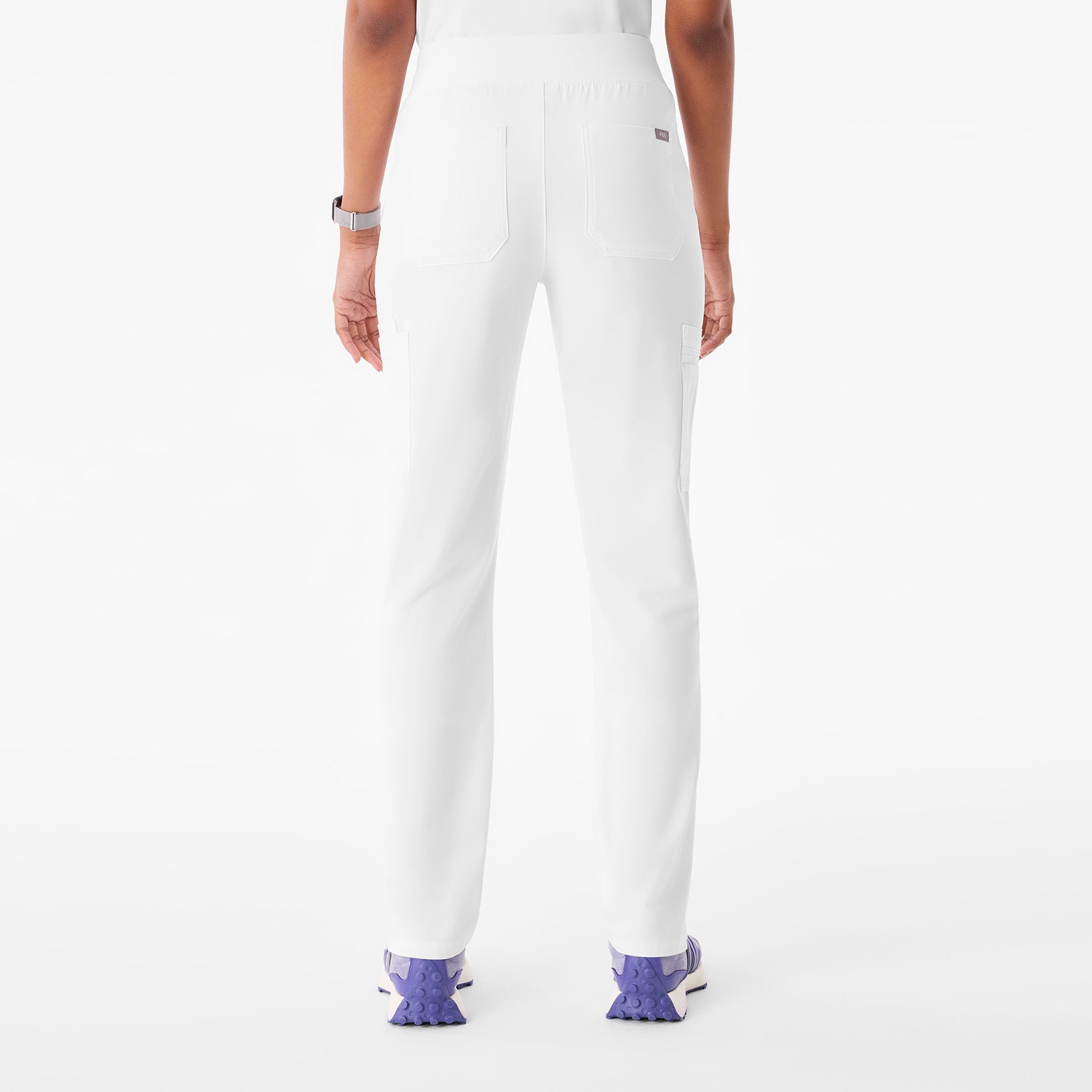 Yola High-Rise Slim Scrub Pant™ - Optic White