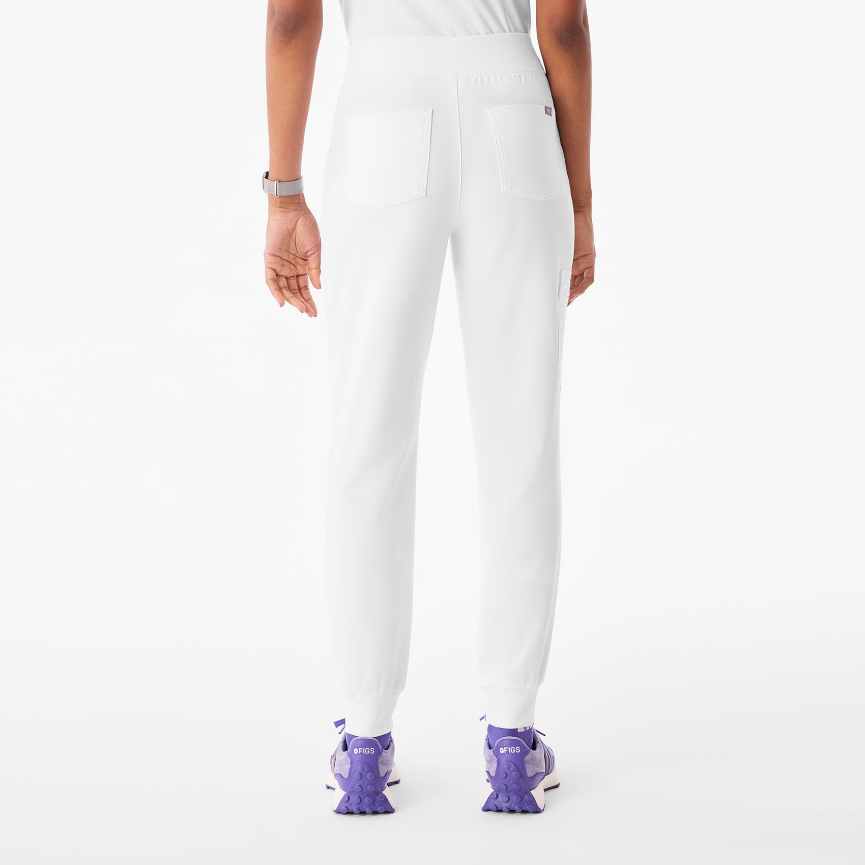 Zamora High-Rise Jogger Scrub Pant™ - Optic White
