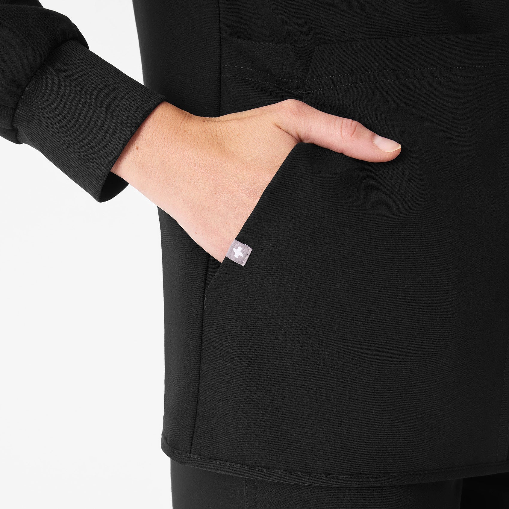 Claire Scrub Jacket - Black