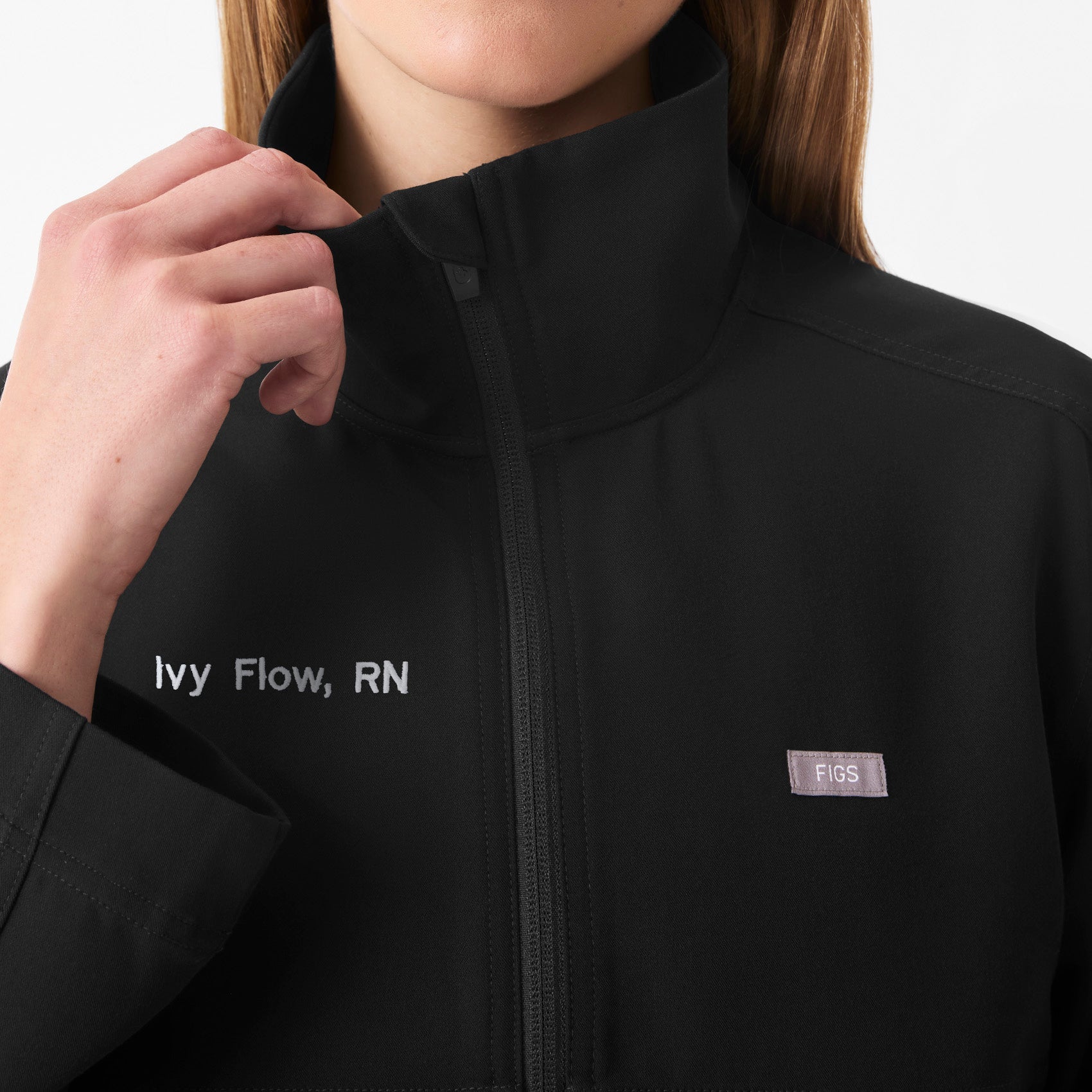 Lenox Scrub Jacket - Black
