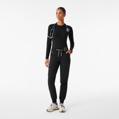 Zamora Ruched Jogger Scrub Pant™ - Black