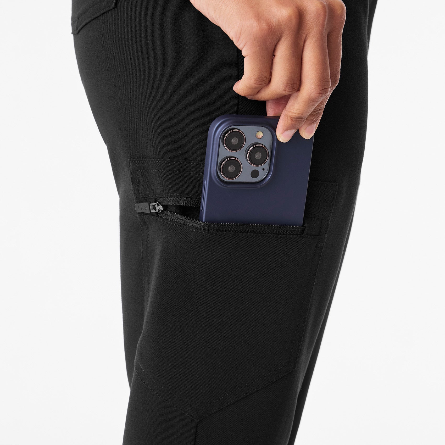 Zamora Ruched Jogger Scrub Pant™ - Black