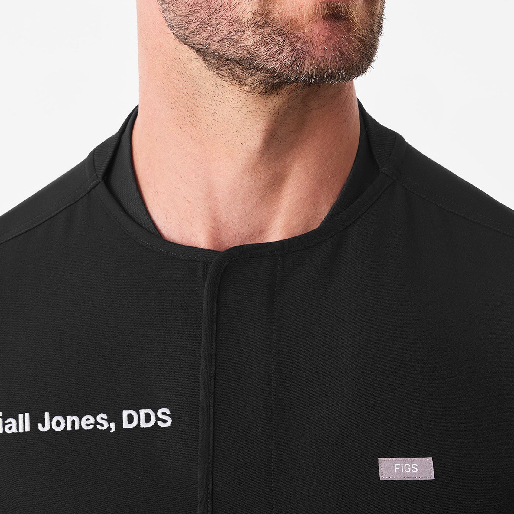 Troy Scrub Jacket - Black