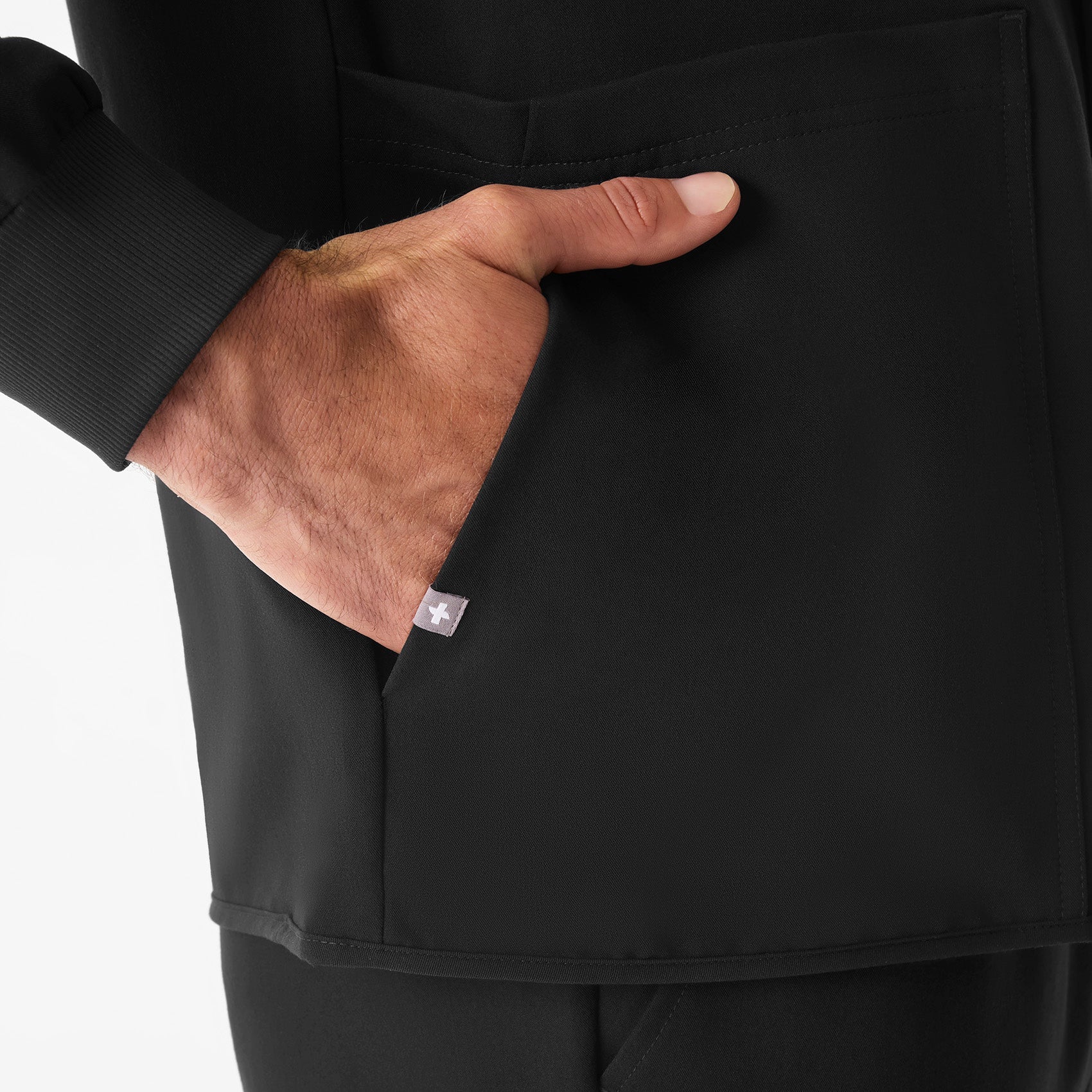 Troy Scrub Jacket - Black