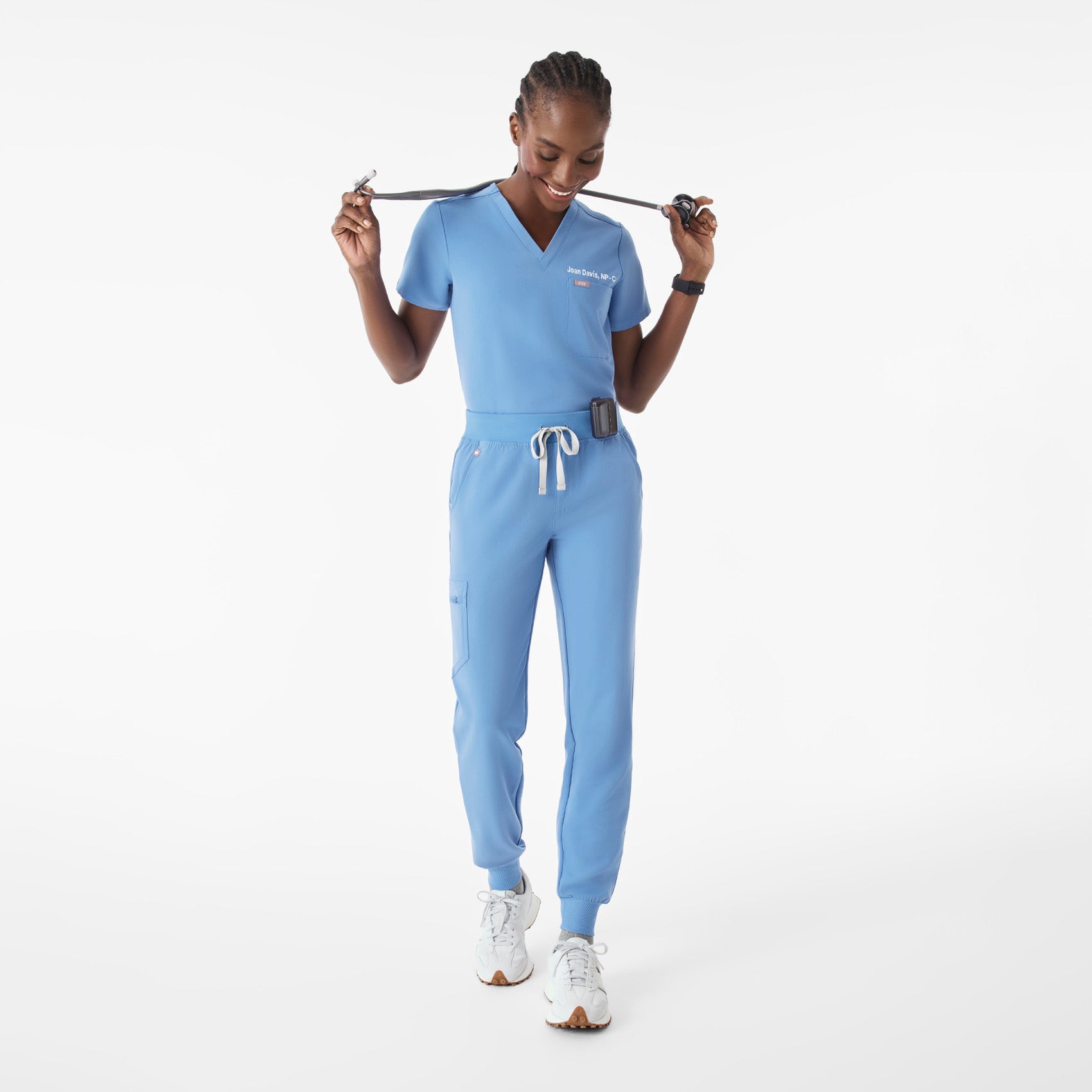 Zamora Jogger Scrub Pant™ - Ceil Blue