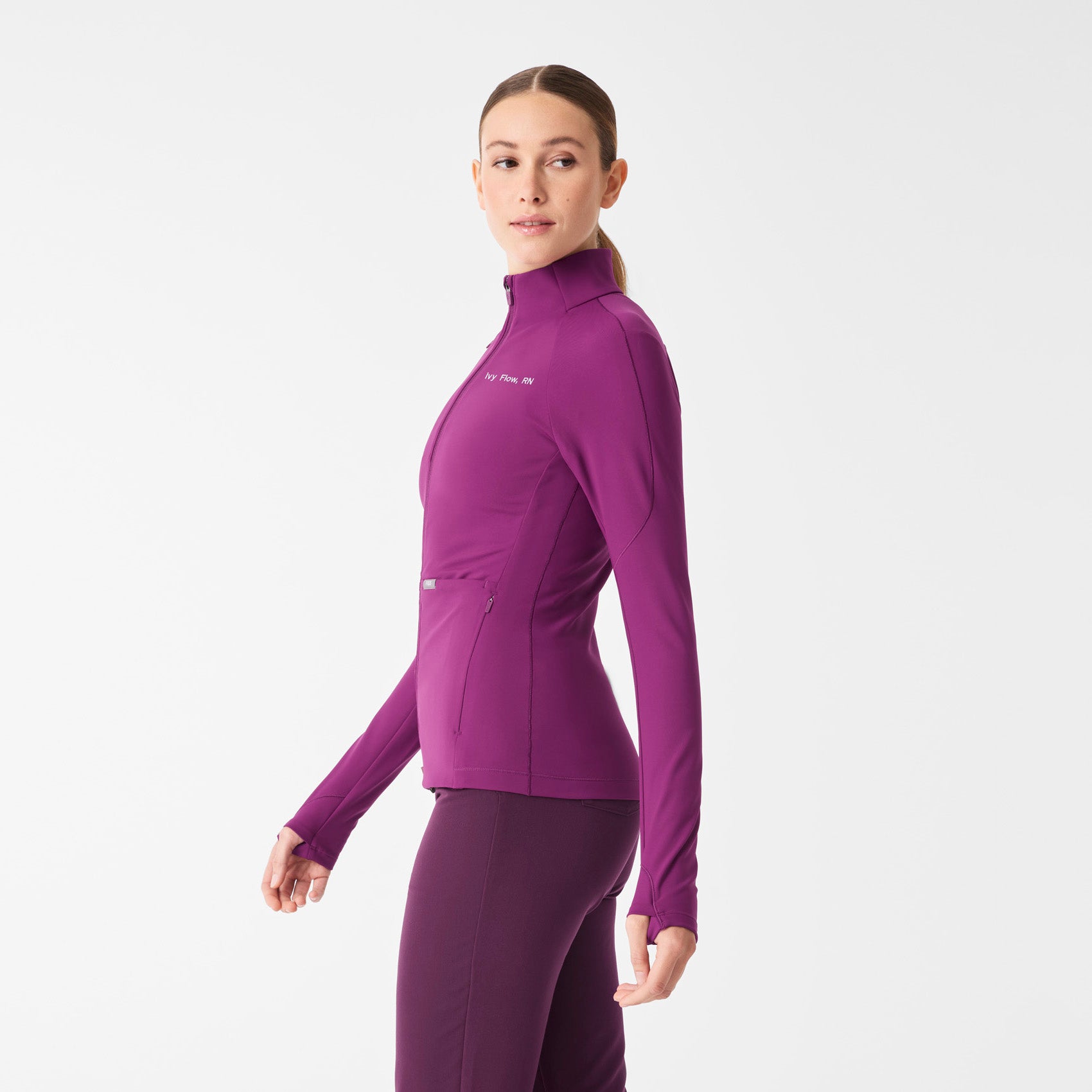ContourKnit Scrub Jacket™ - Light Deep Purple